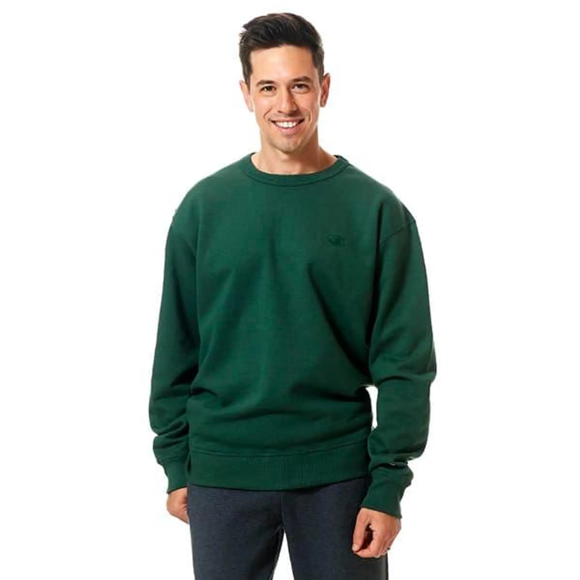 Mens Champion® Powerblend Fleece Crew Neck Sweatshirt