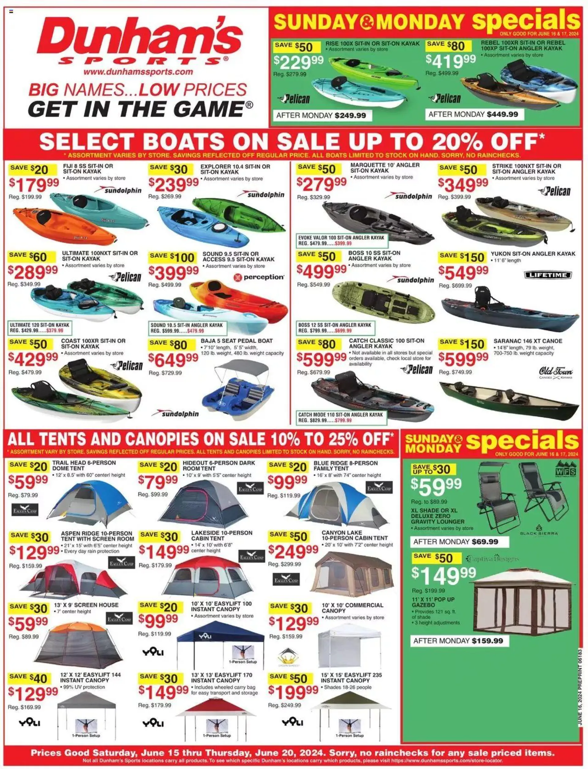 Dunhams Sports - Weekly Ad - 0