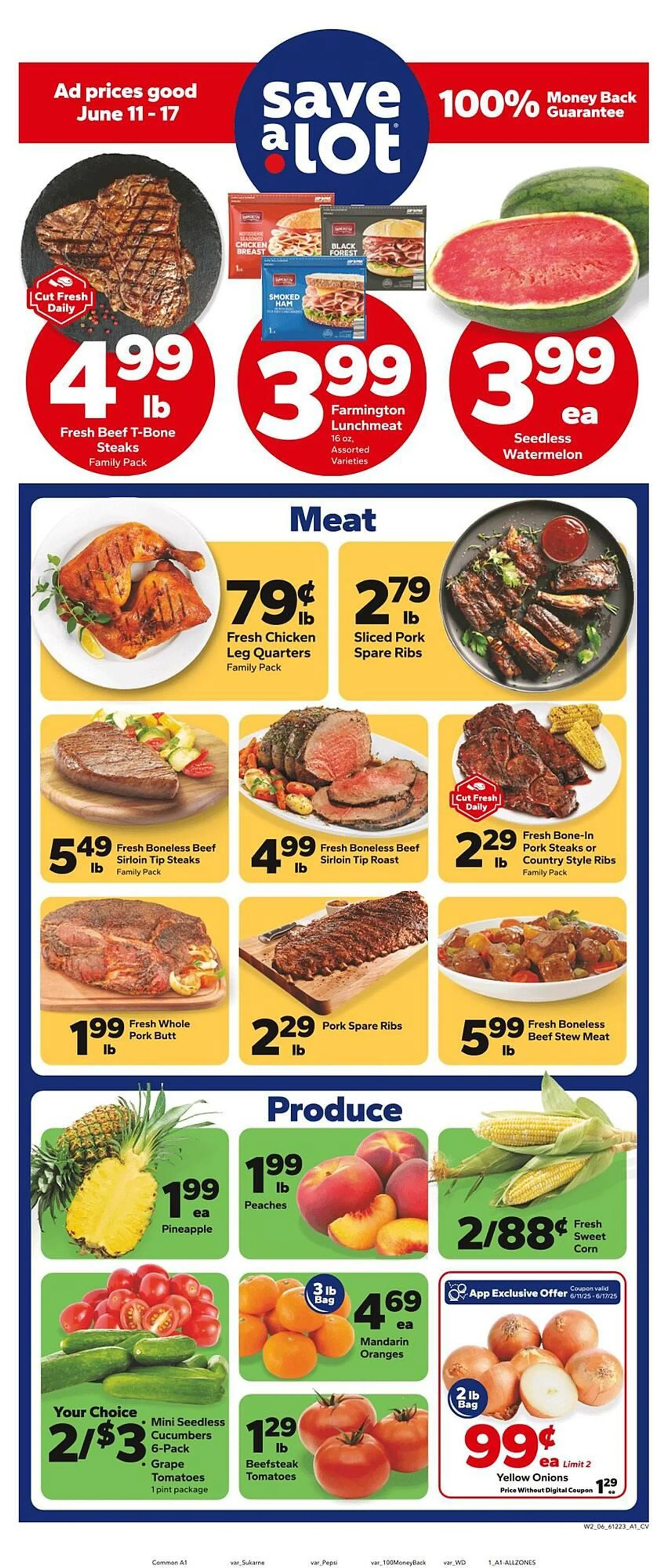 Weekly ad Save a Lot Weekly Ad from June 11 to June 17 2025 - Page 1