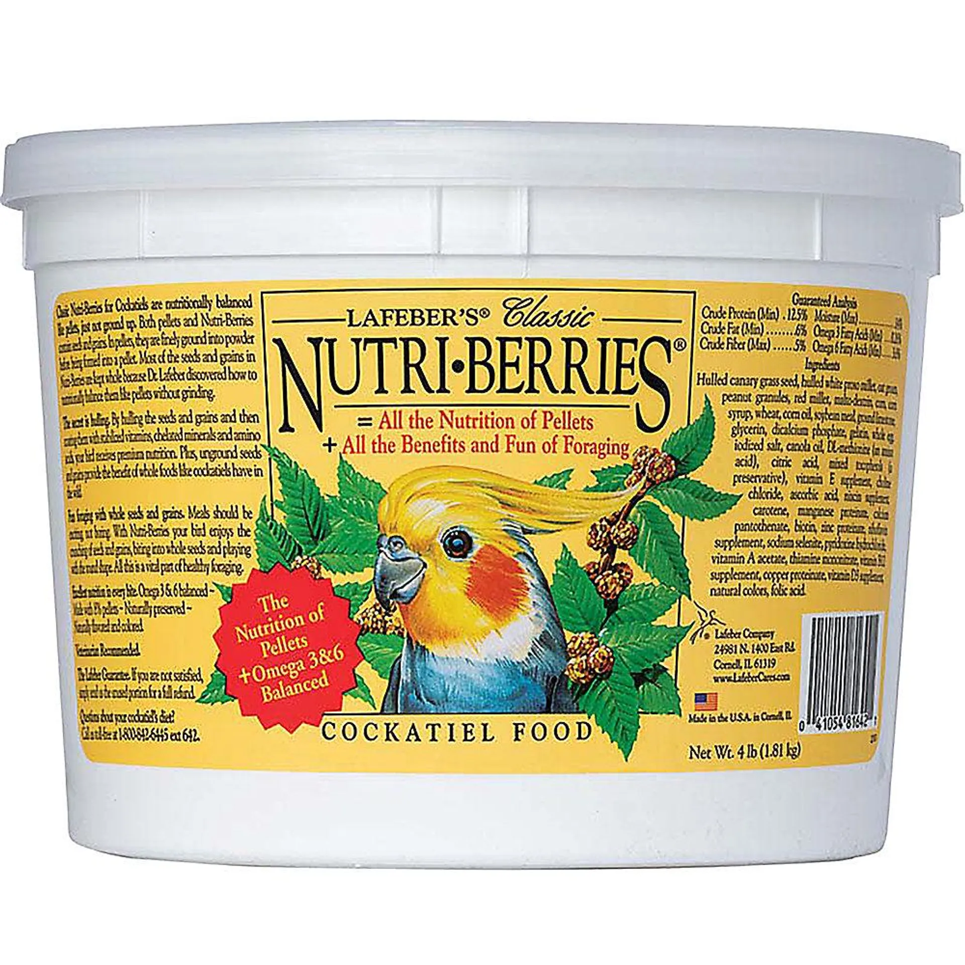 Lafeber's® Nutri-Berries Cockatiel Bird Food