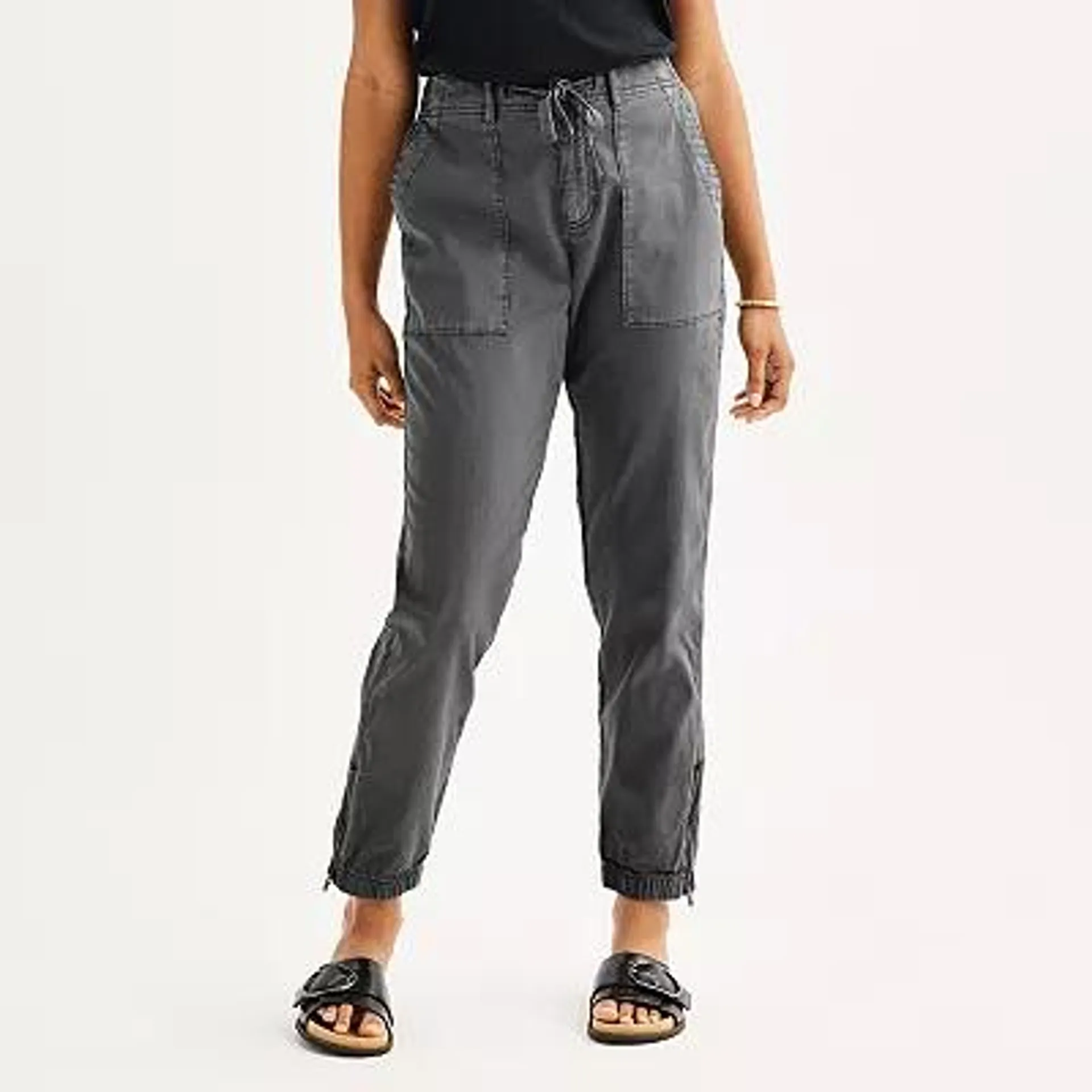 Women's Sonoma Goods For Life® Zip Hem Core Utility Jogger Pants