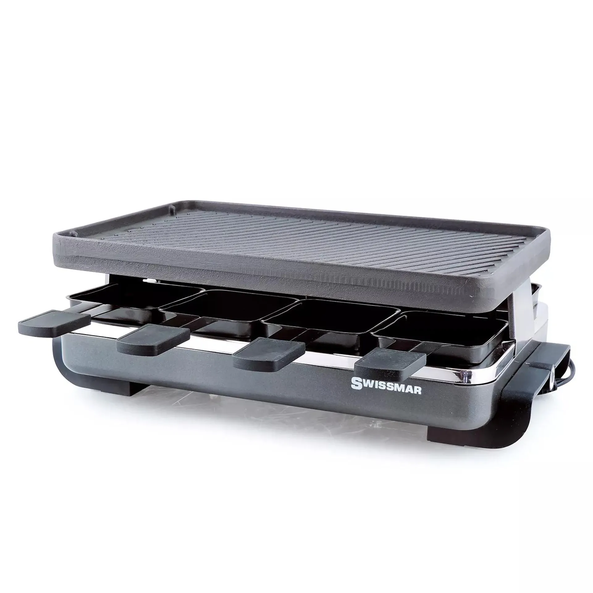 Classic Raclette Party Grill with Reversible Grill Plate