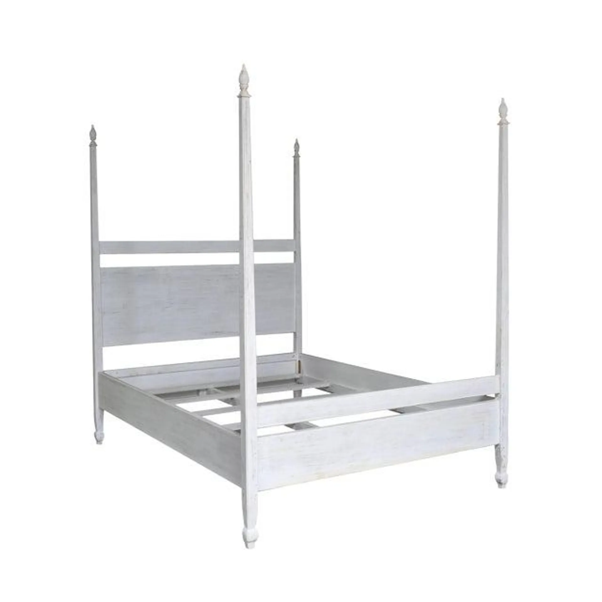 Venice Bed, Queen, White Wash