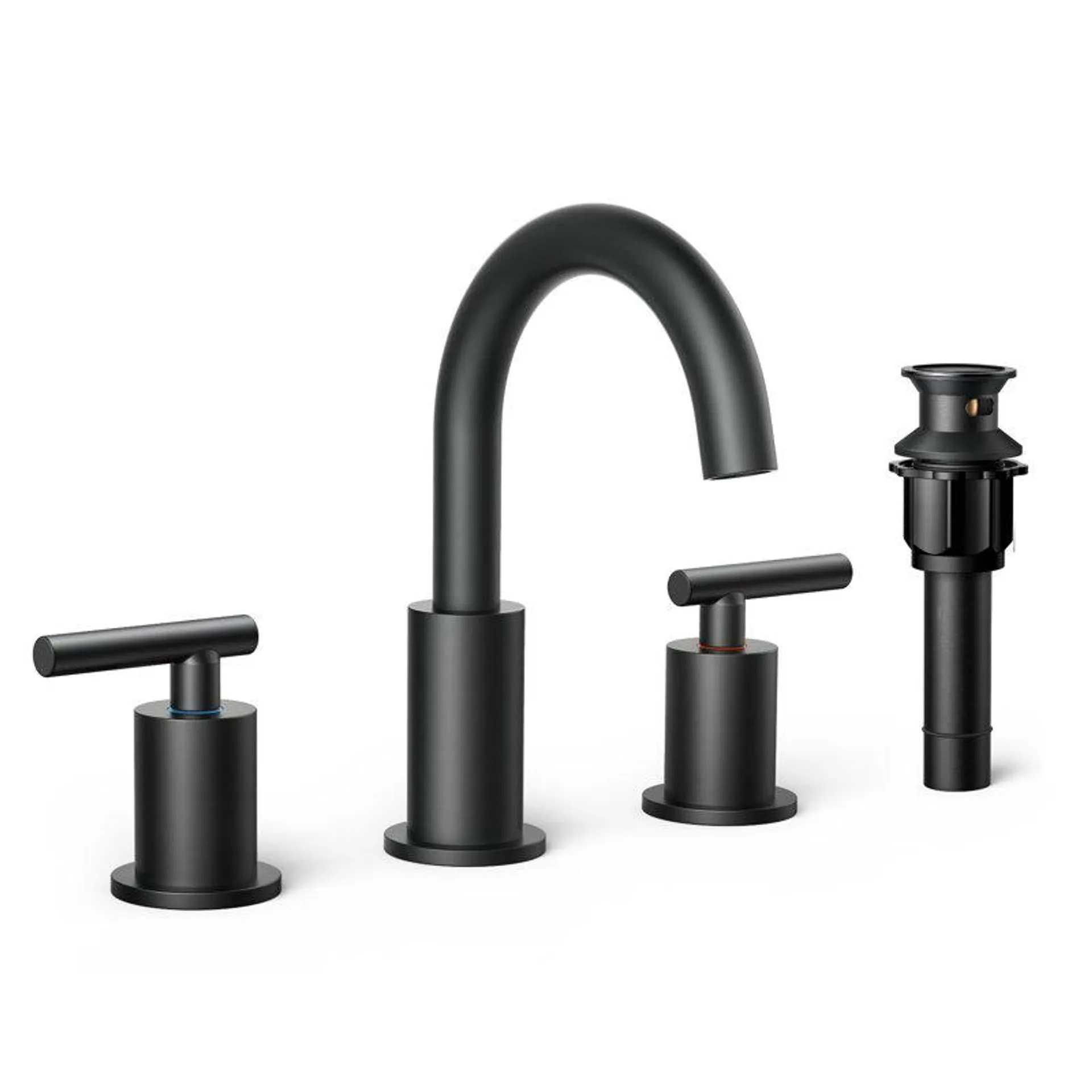 Celestine Widespread Faucet 2-handle Bathroom Faucet with Drain Assembly