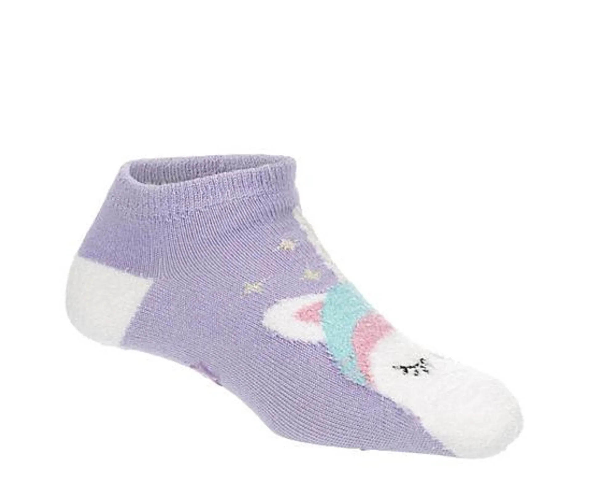 Girls Youth Unicorn Stars No Show Slipper Sock 1 P...