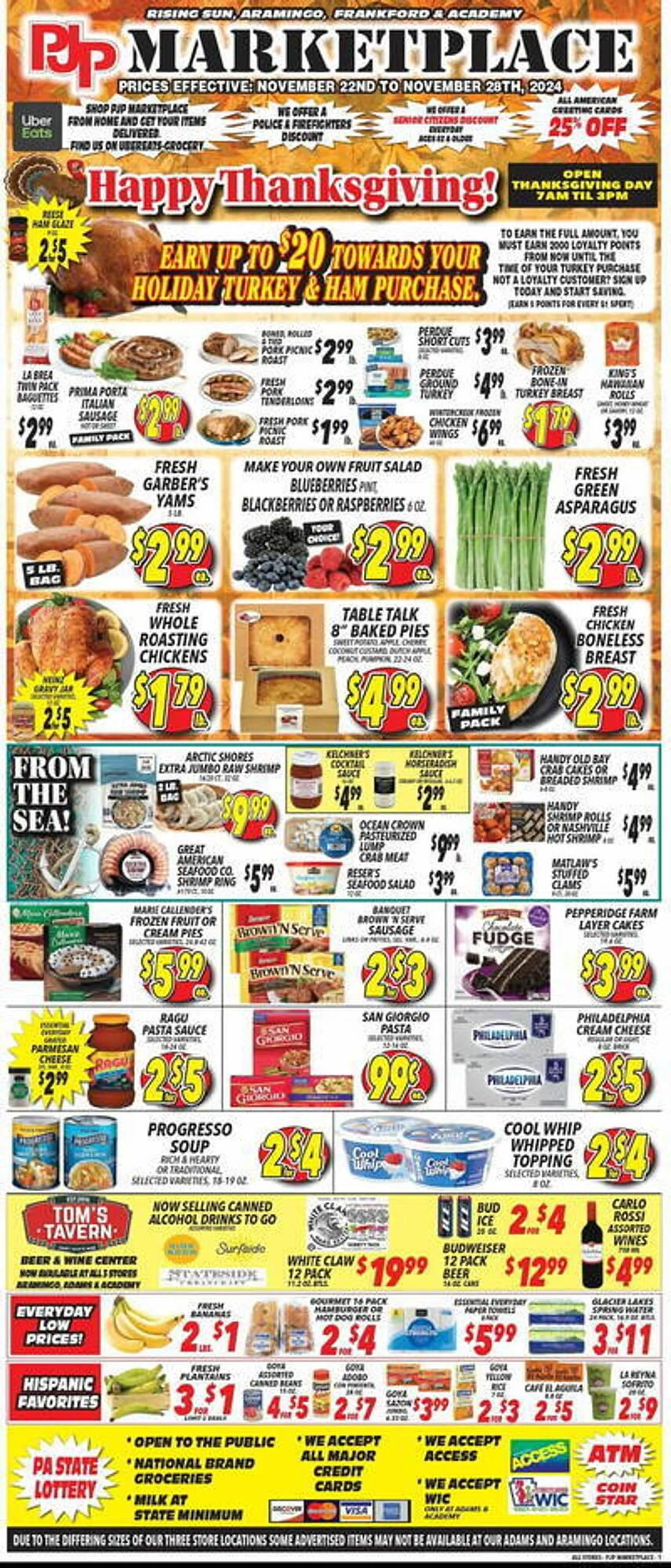 PJP Marketplace Weekly Ad - 1