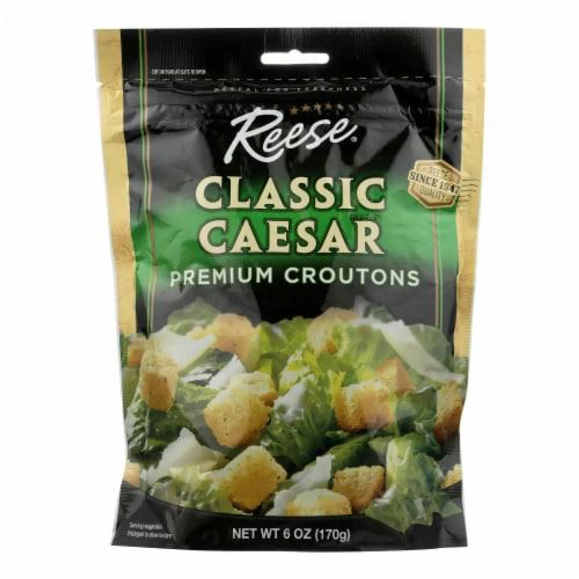 Reese Croutons Caesar Salad 6 oz (Pack of 12)