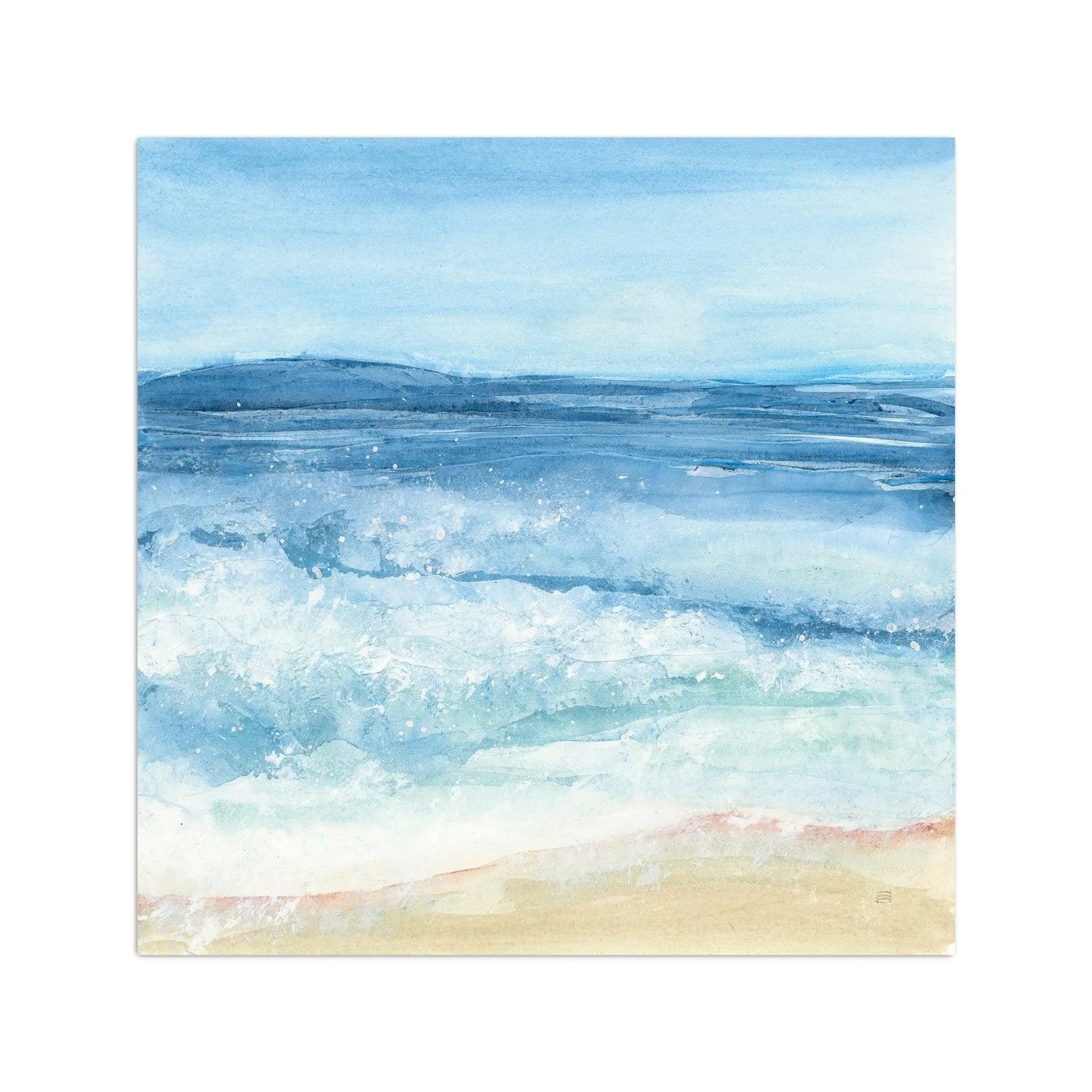 Coastal Iii Canvas Giclee Wall Art