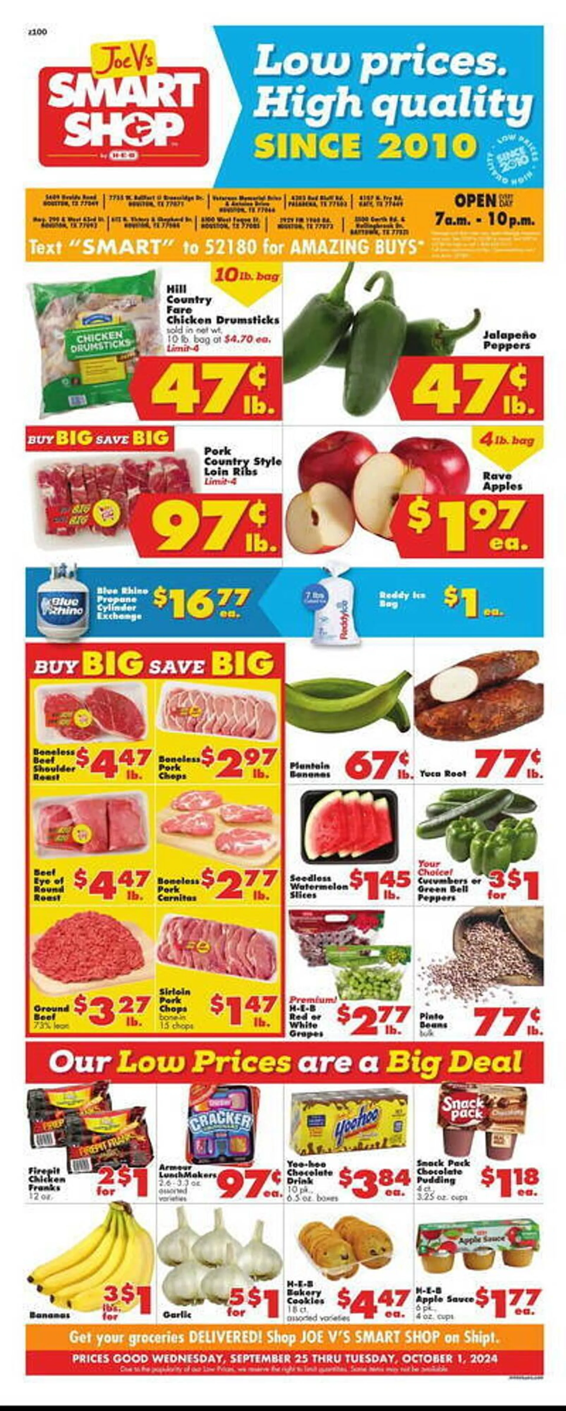 Joe Vs Smart Shop Weekly Ad - 1