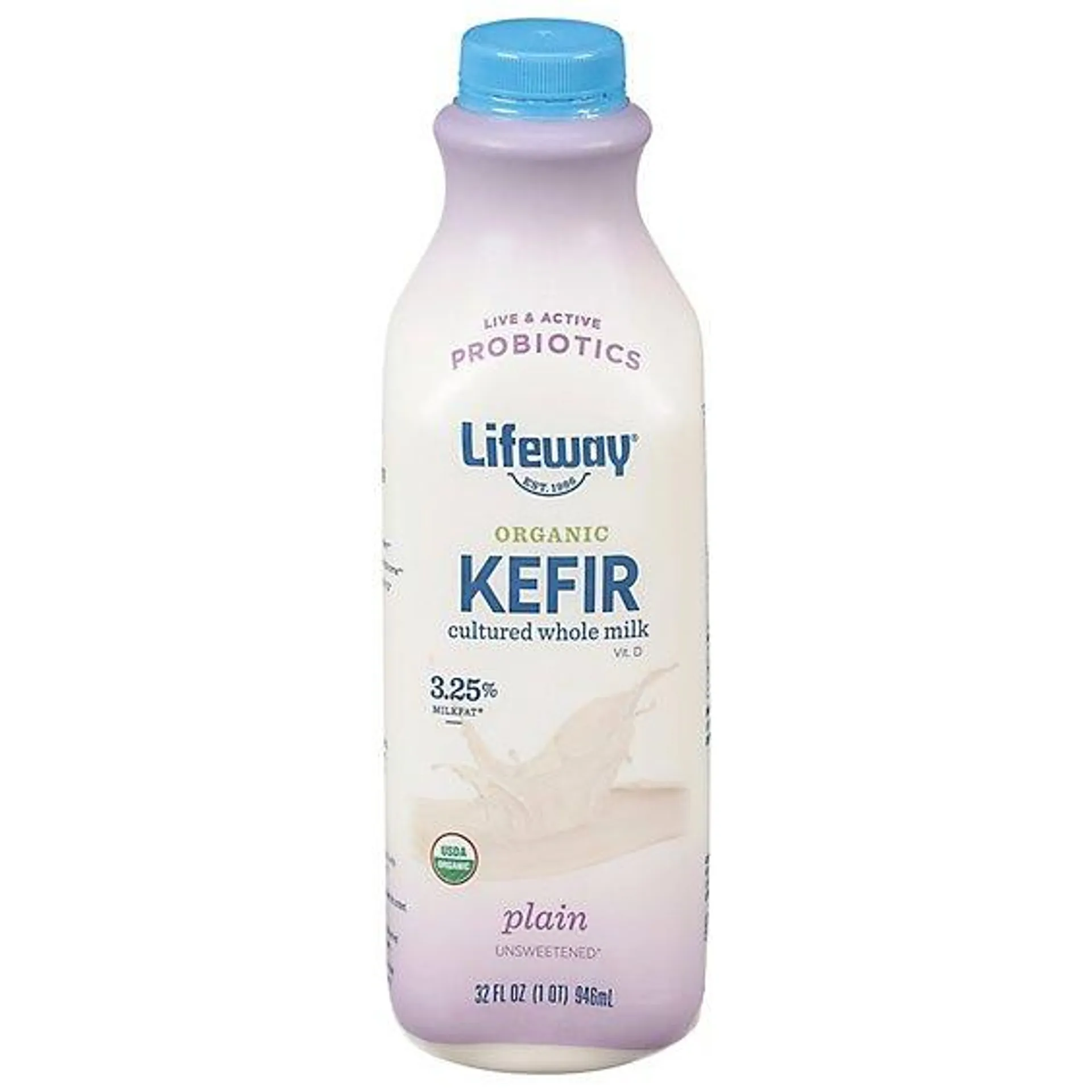 Lifeway Whole Milk Kefir Plain - 32 Fl Oz