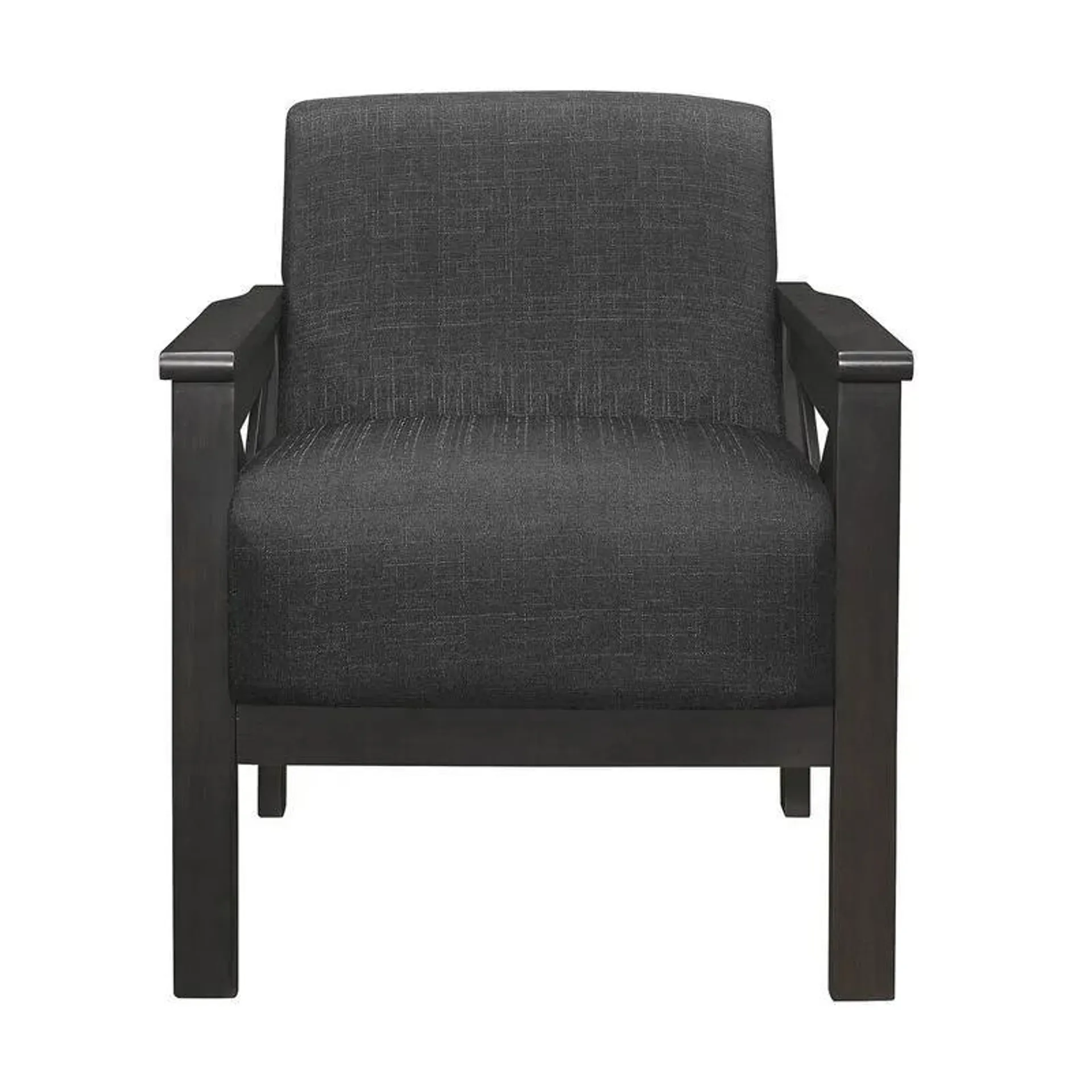 Lexicon Herriman Collection Solid Rubberwood Frame/Textured Fabric Accent Chair