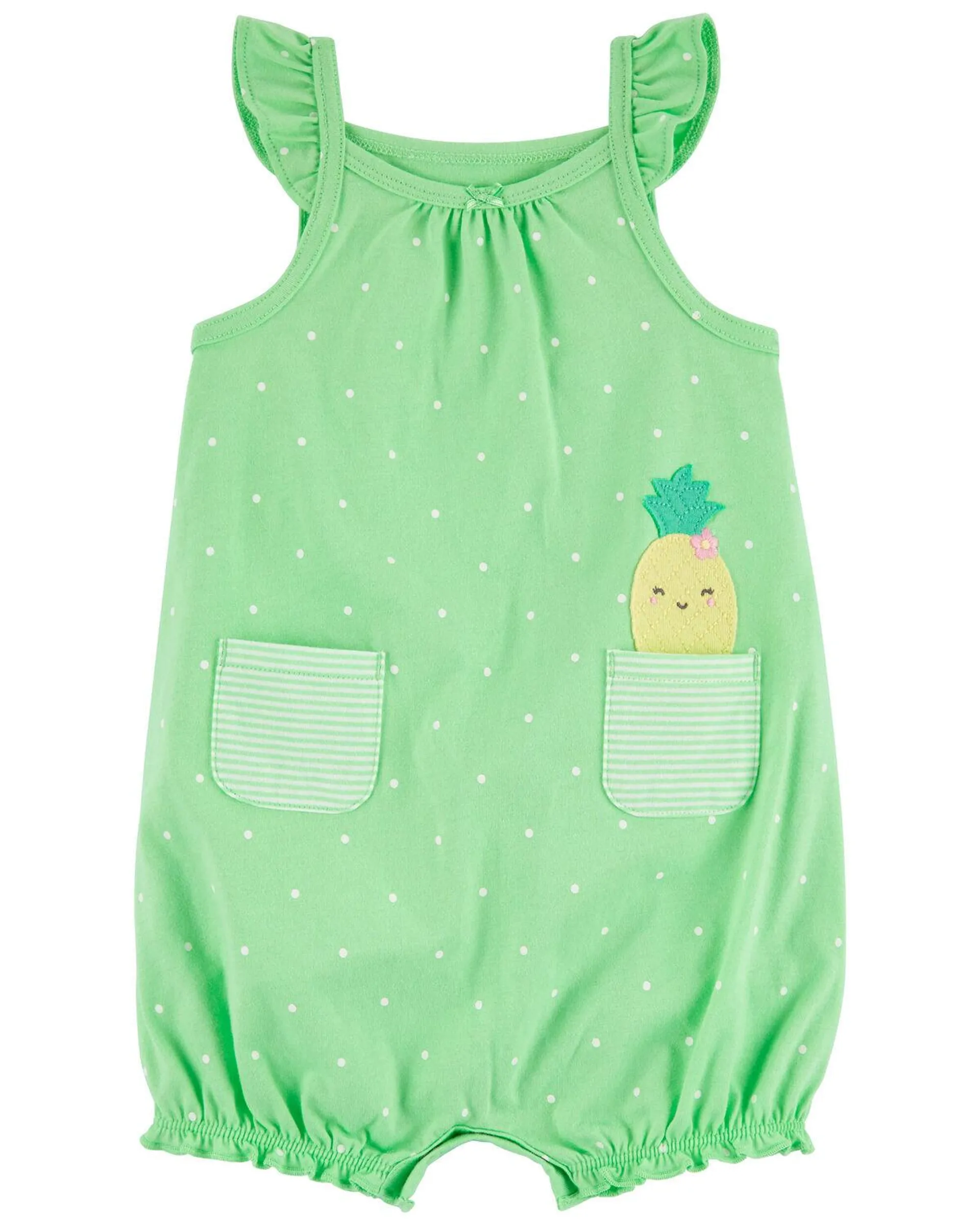 Baby Pineapple Cotton Romper