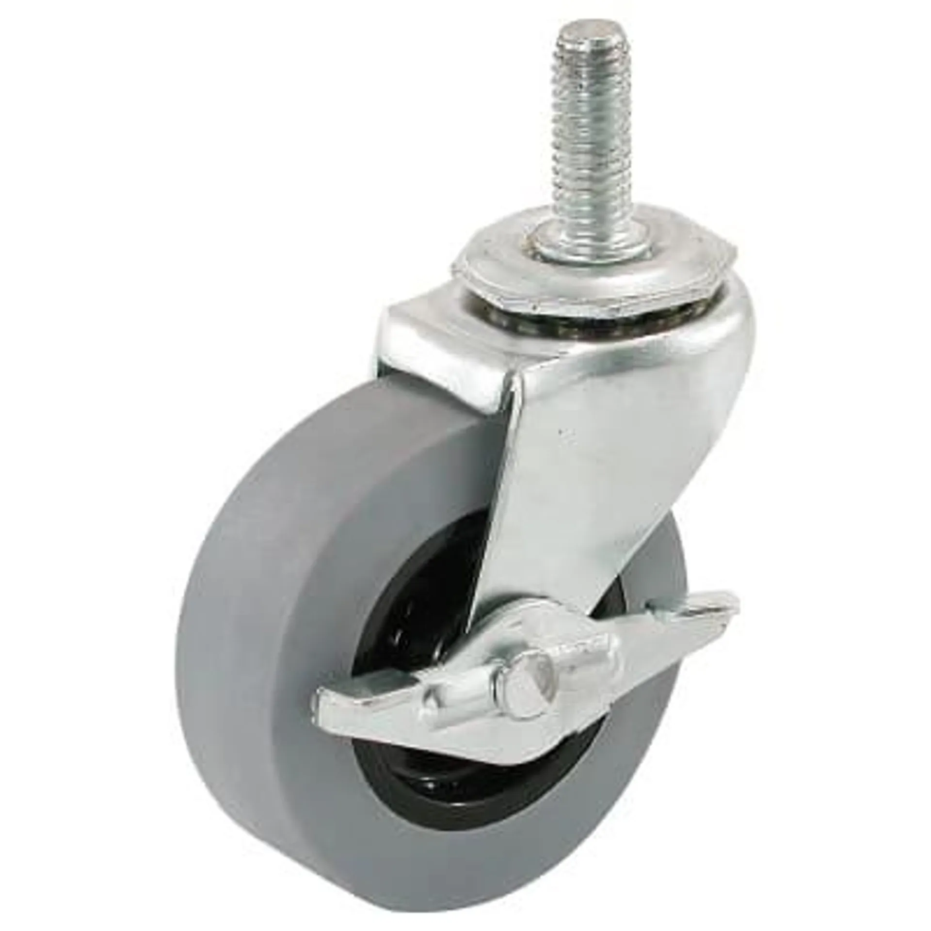 Shepherd Hardware Products 2 in Swivel TPR Wheel Caster w/ Brake