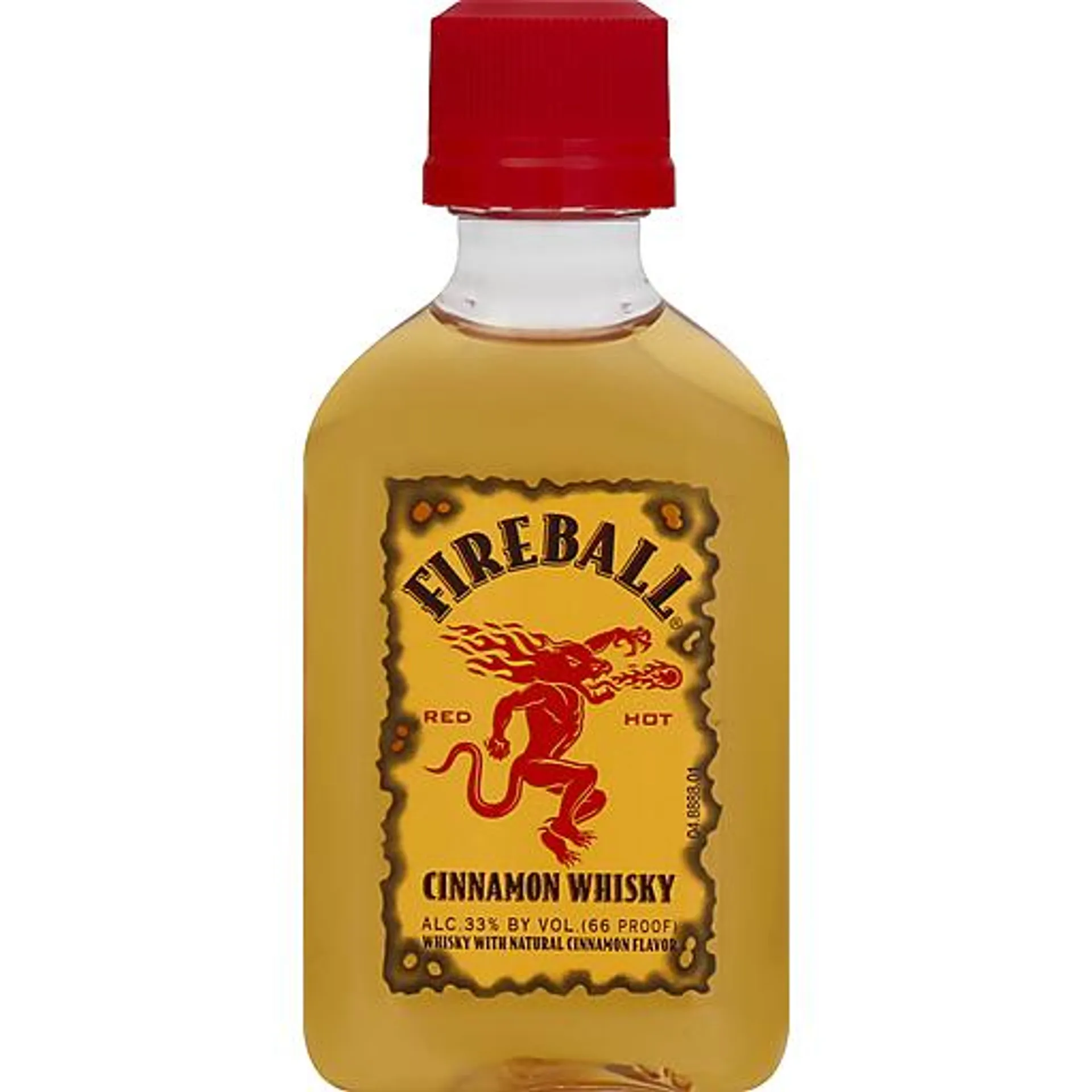 Fireball Whiskey, Cinnamon, Red Hot 50 ml