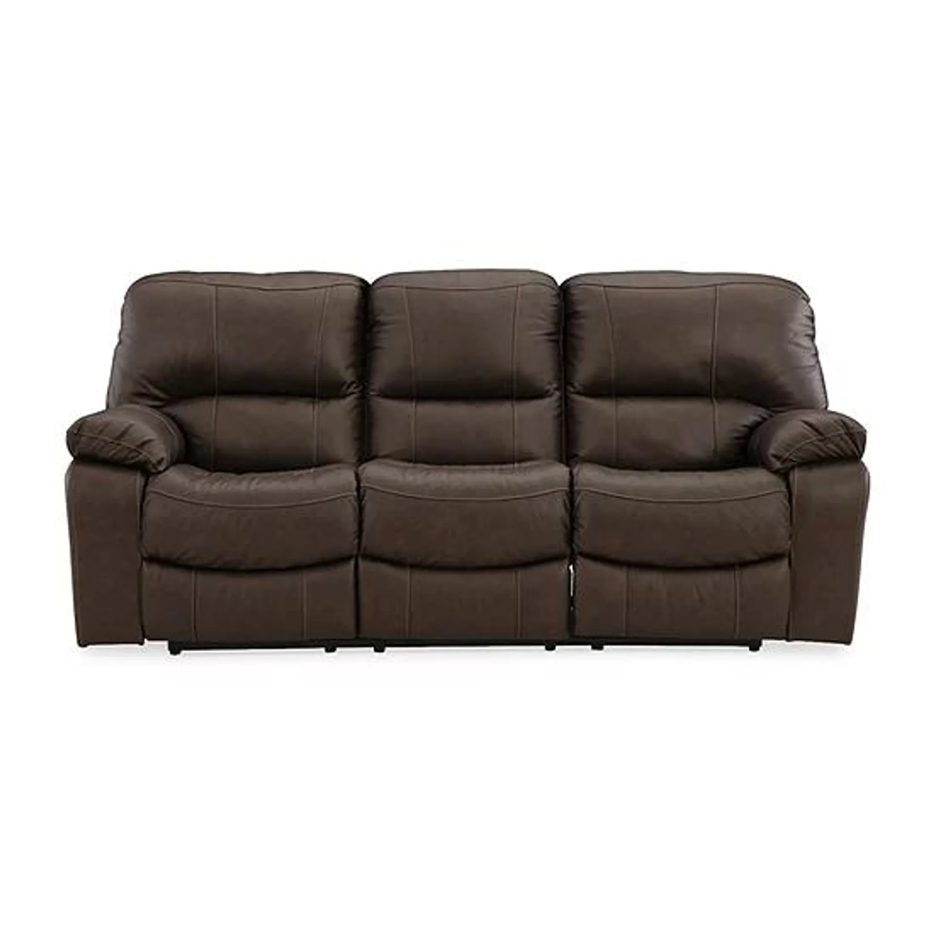 Signature Design By Ashley Leesworth Dual Power Leather Reclining Sofa