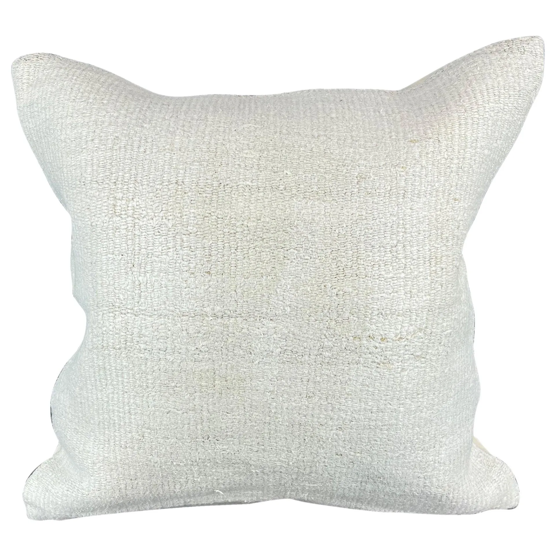 20 x 20 Hemp Turkish Cushion Natural Grayish White Pillow Cushion Cover #6542