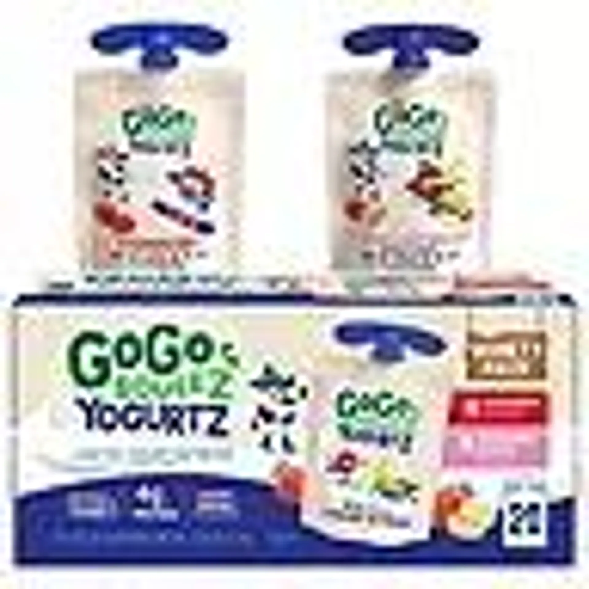 GoGo Squeez Yogurtz Strawberry and Strawberry Banana, 20 ct.