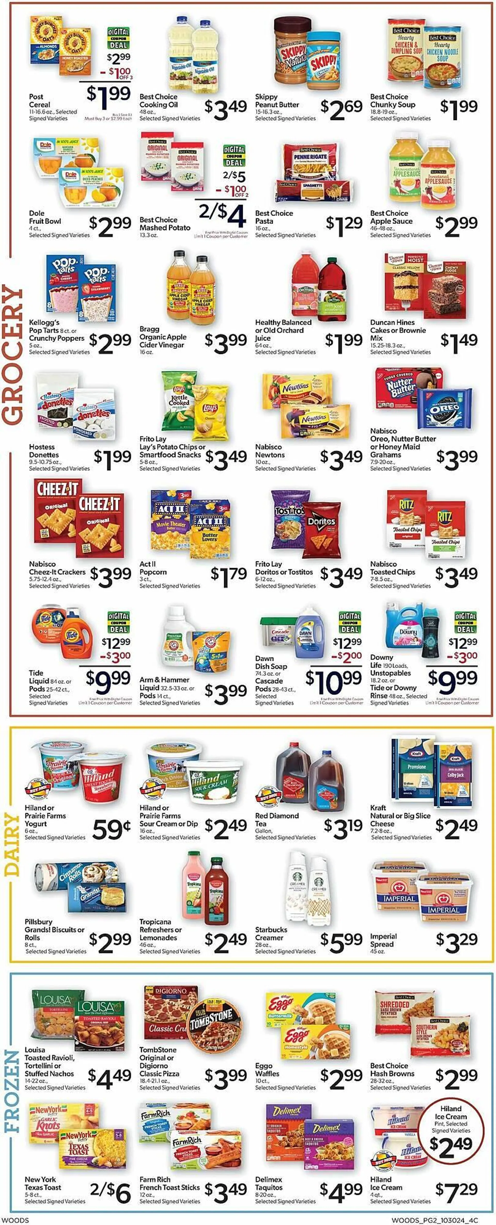 Weekly ad Woods Supermarket Weekly Ad from October 30 to November 5 2024 - Page 2