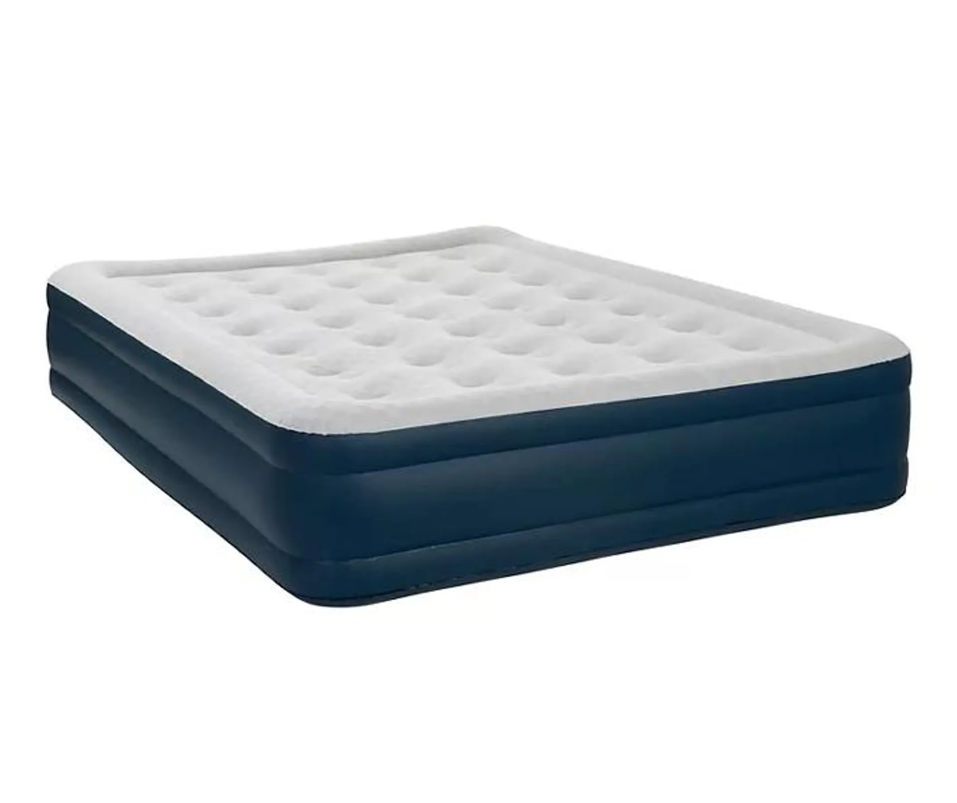 Grand Mesa 15" Navy & White Queen Air Mattress