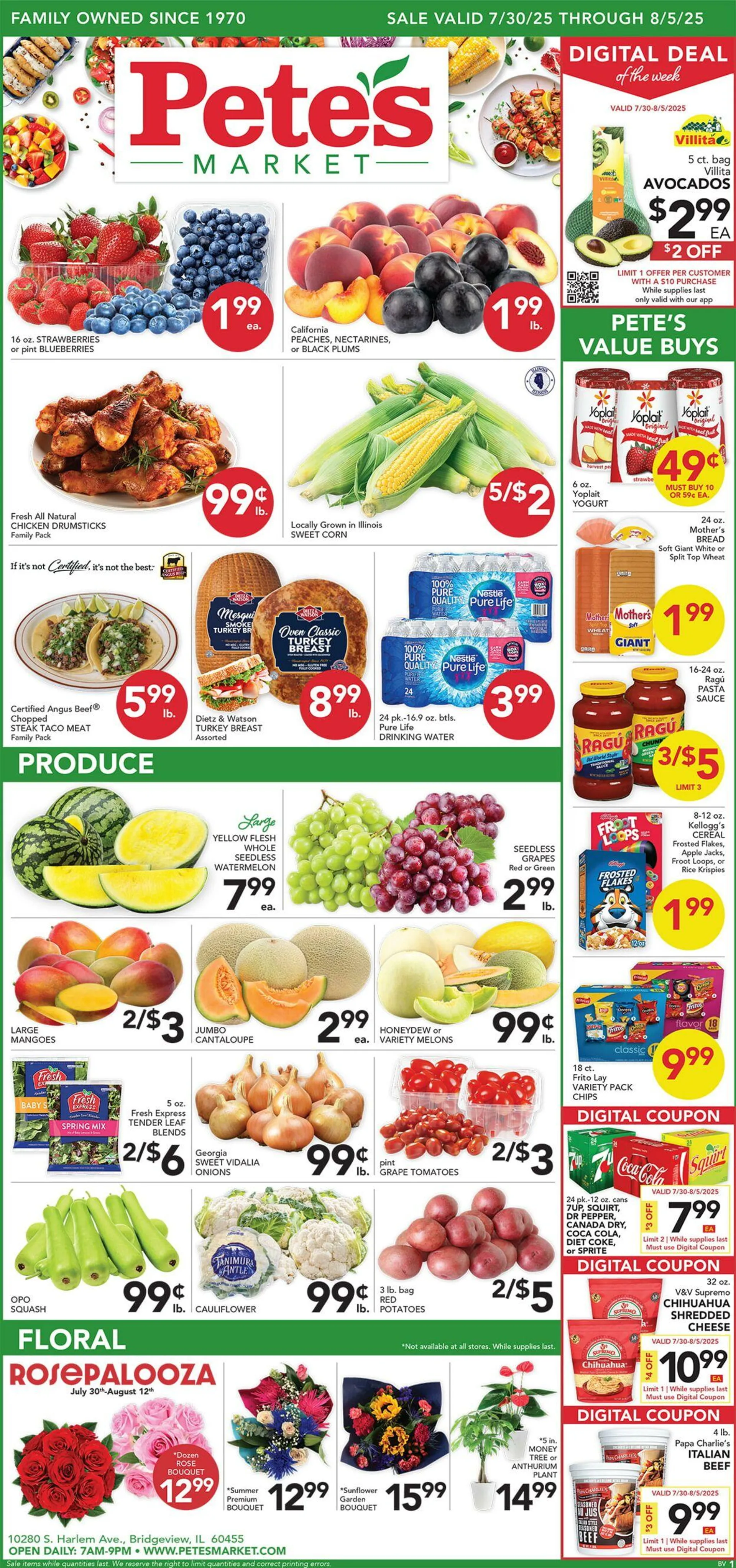 Weekly ad Pete's Fresh Market Current weekly ad from July 23 to July 29 2025 - Page 1