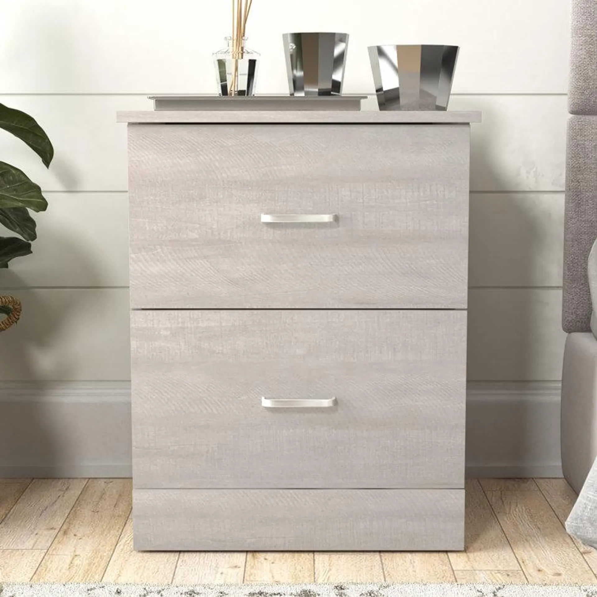 Allyannah 23.6" 2-Drawer Nightstand