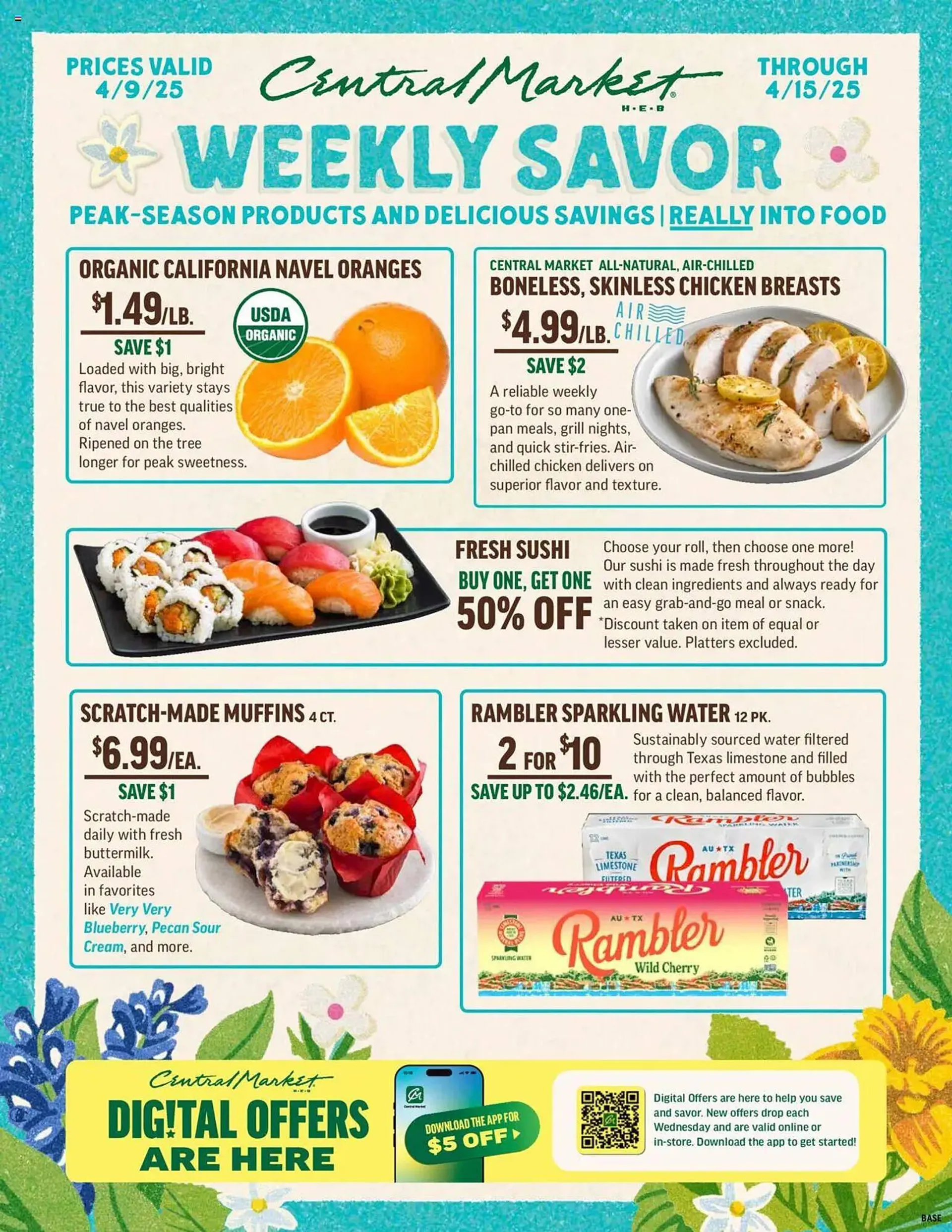 Central Market Weekly Ad - 1