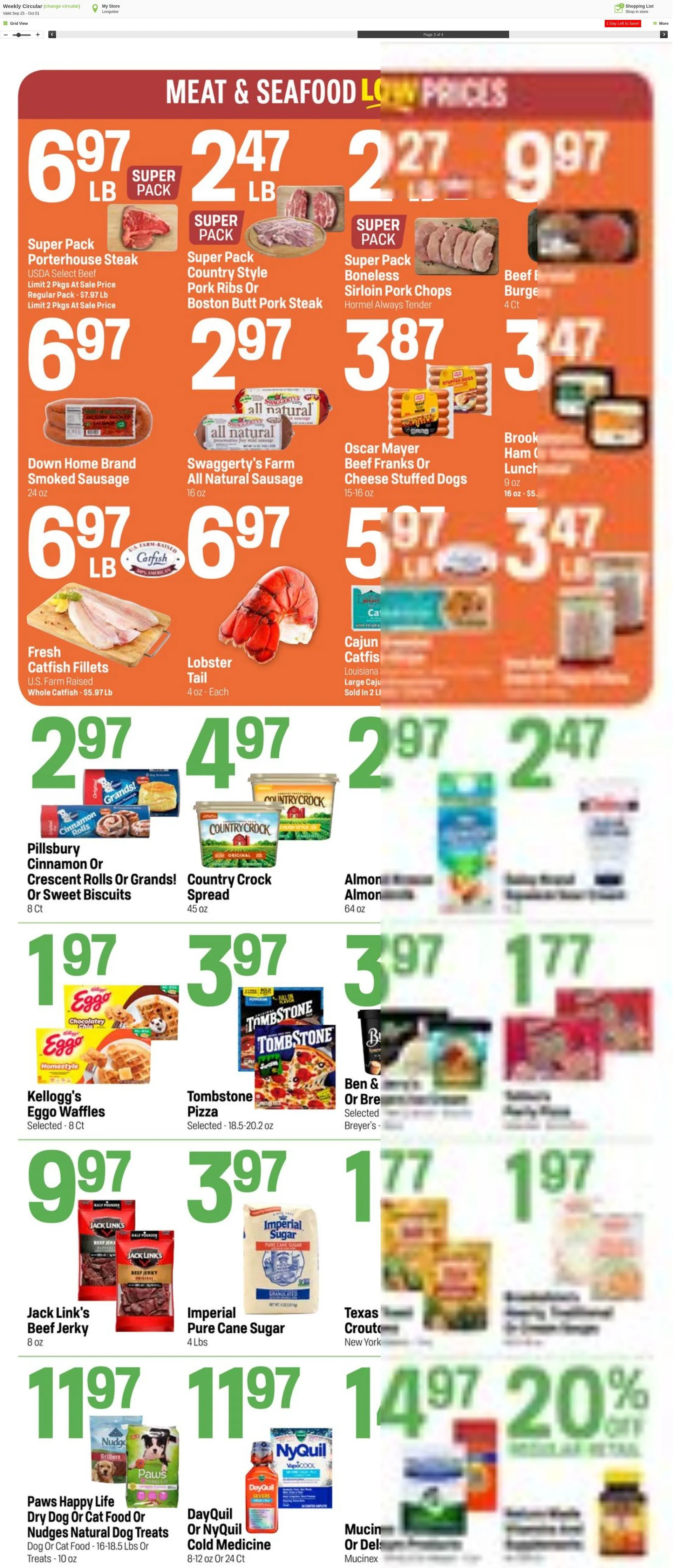 Weekly ad Super1Foods from October 2 to October 8 2024 - Page 3