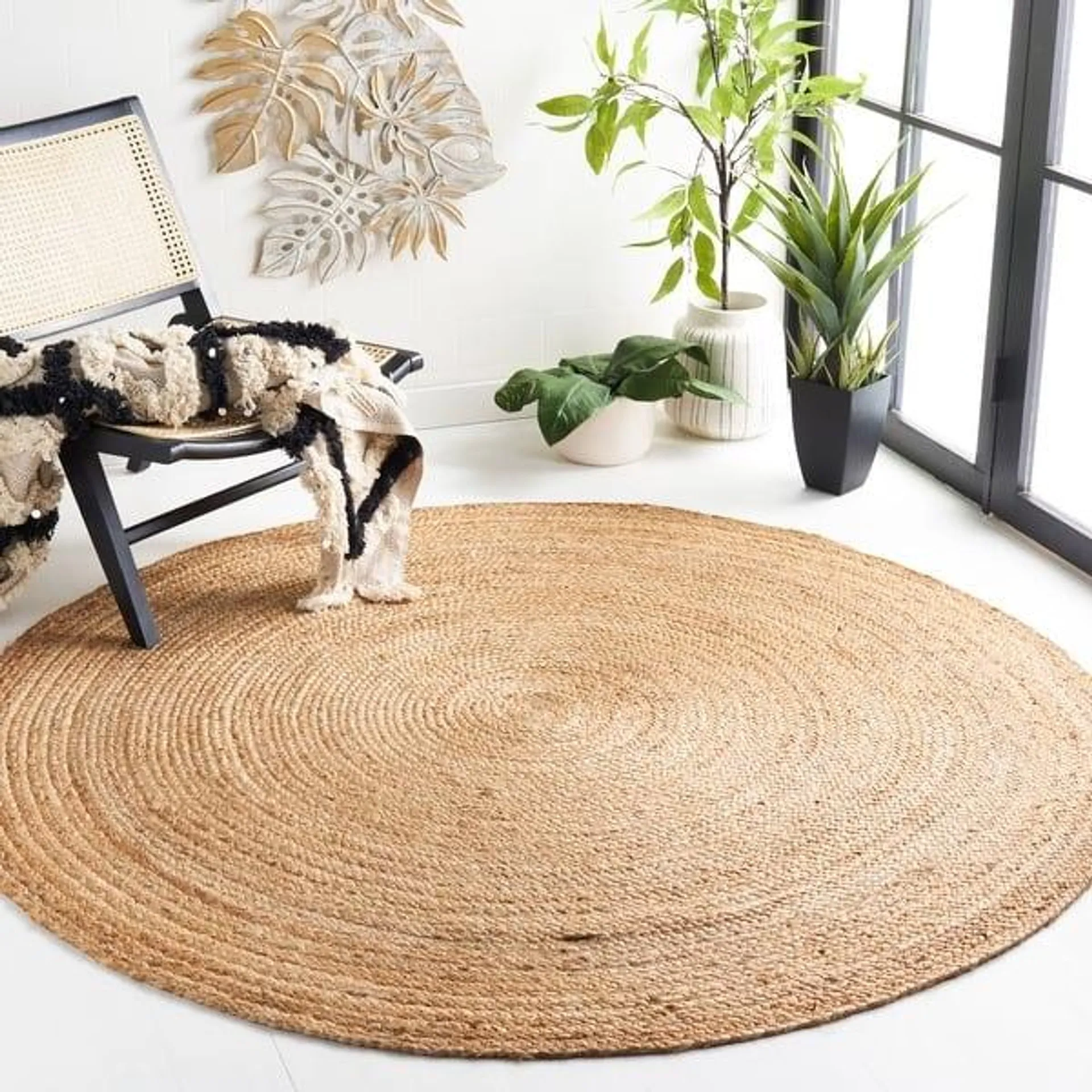 SAFAVIEH Handmade Cape Cod Dina Coastal Jute Rug