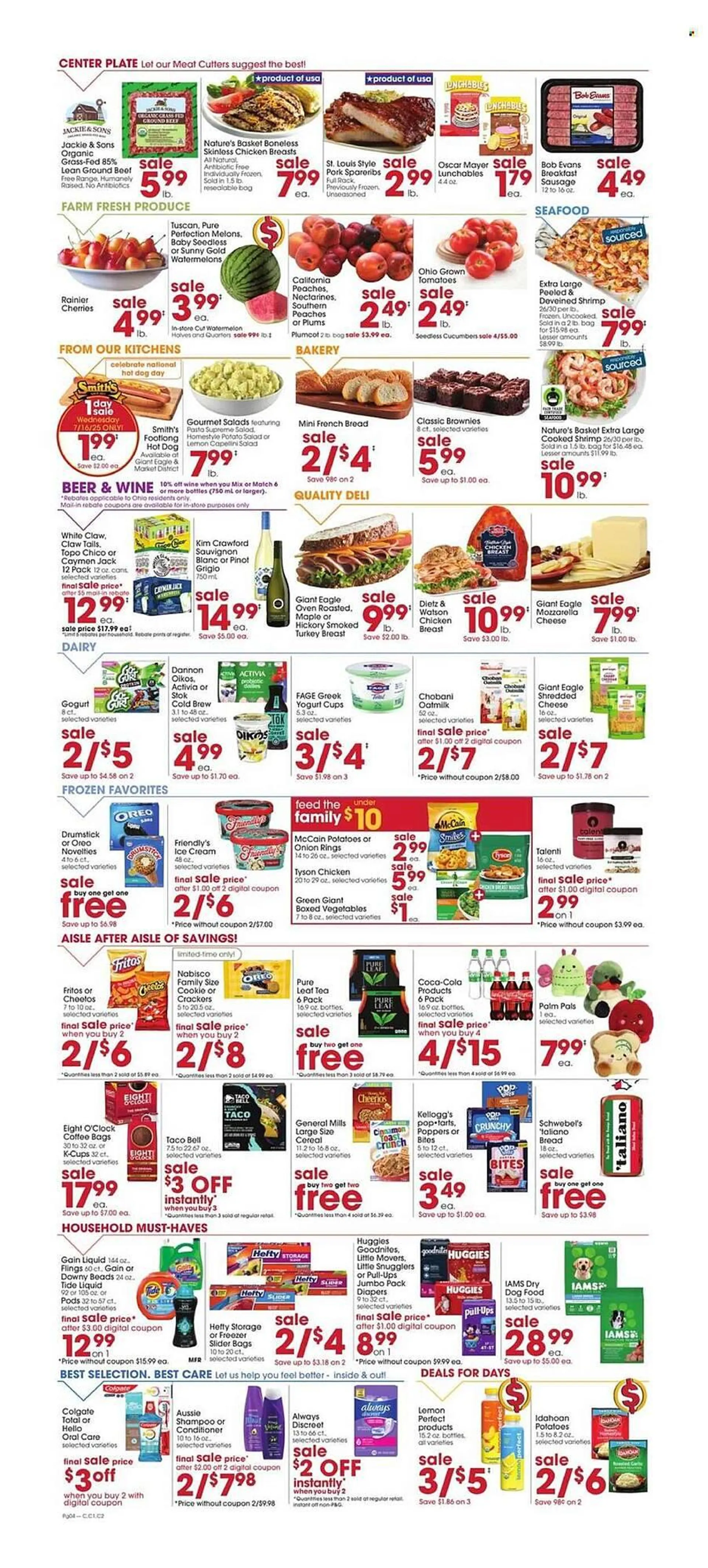 Weekly ad Giant Eagle Weekly Ad from July 10 to July 16 2025 - Page 4