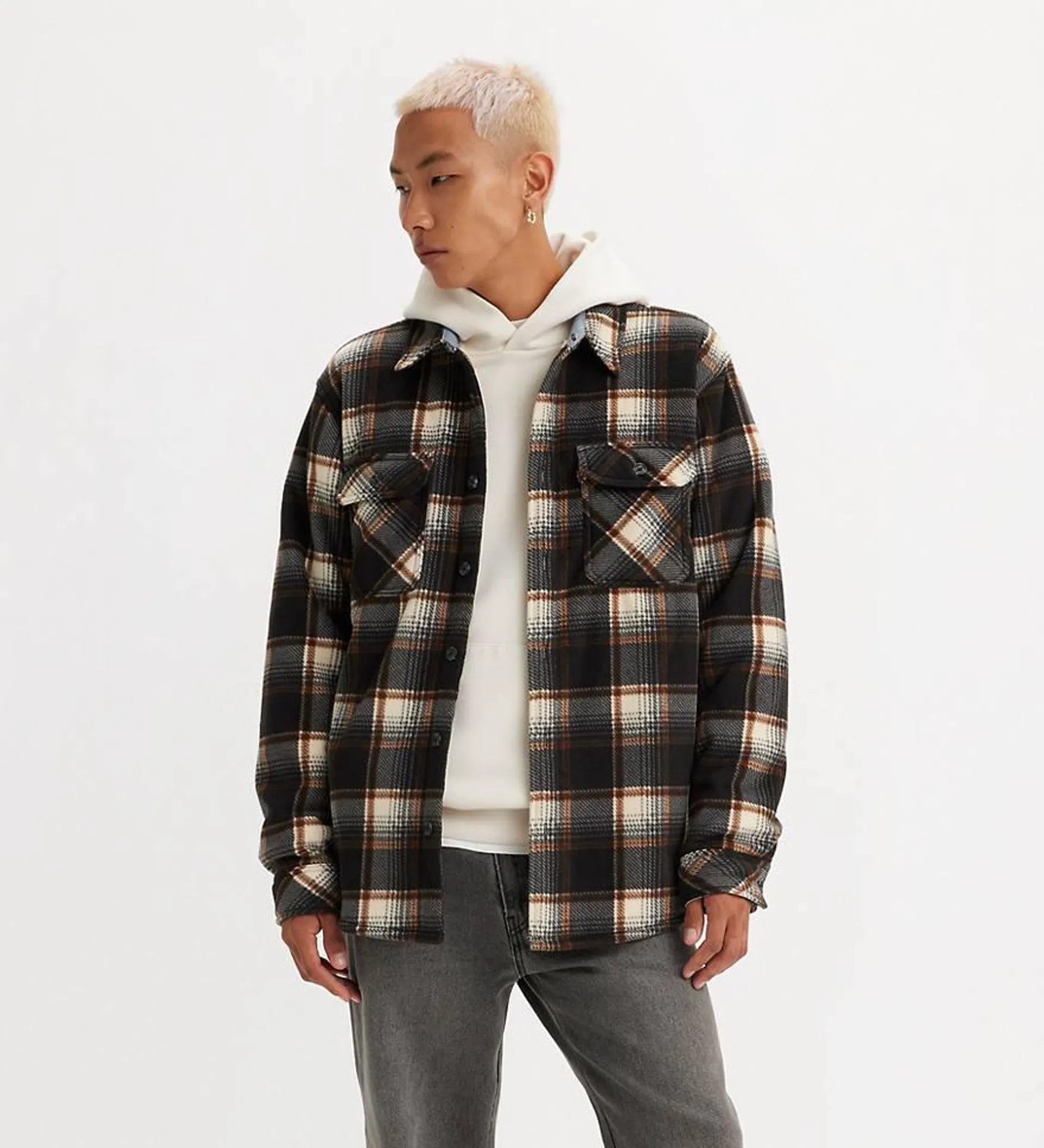 Microfleece Bonded Sherpa Shirt