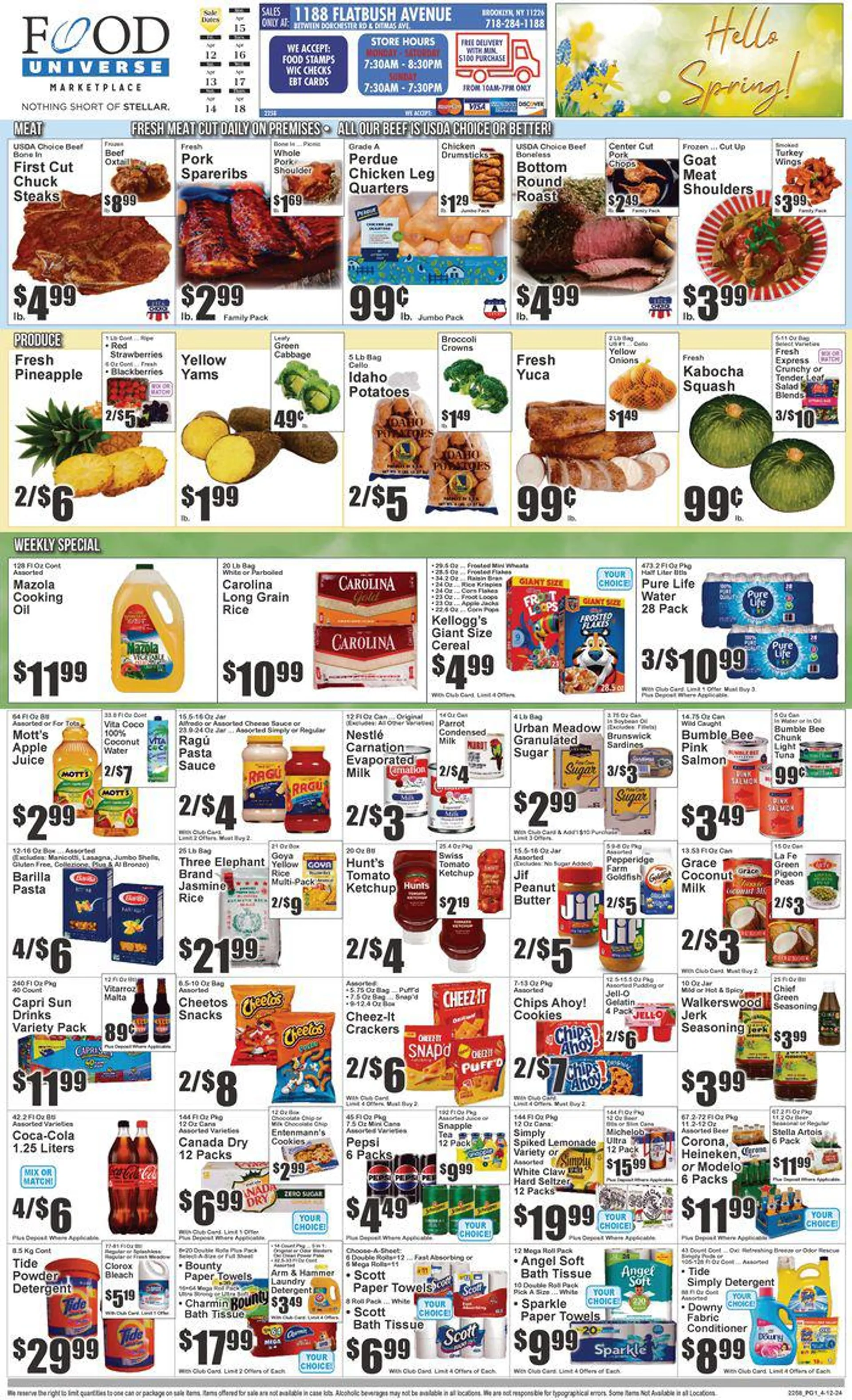 Weekly ad Hello Spring from April 12 to April 18 2024 - Page 