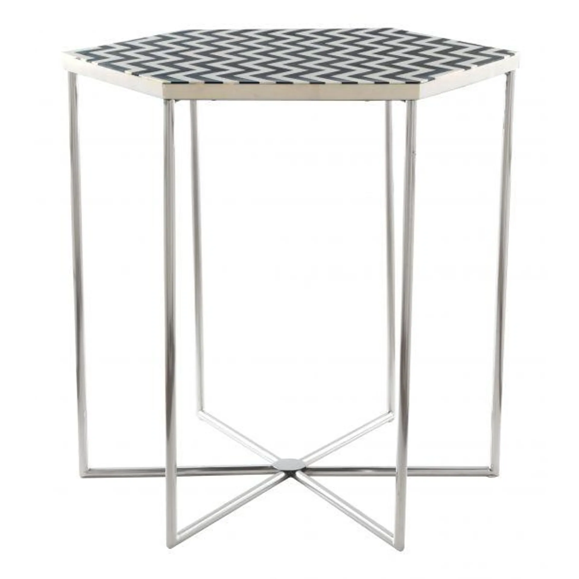 Forma Side Table Black & White