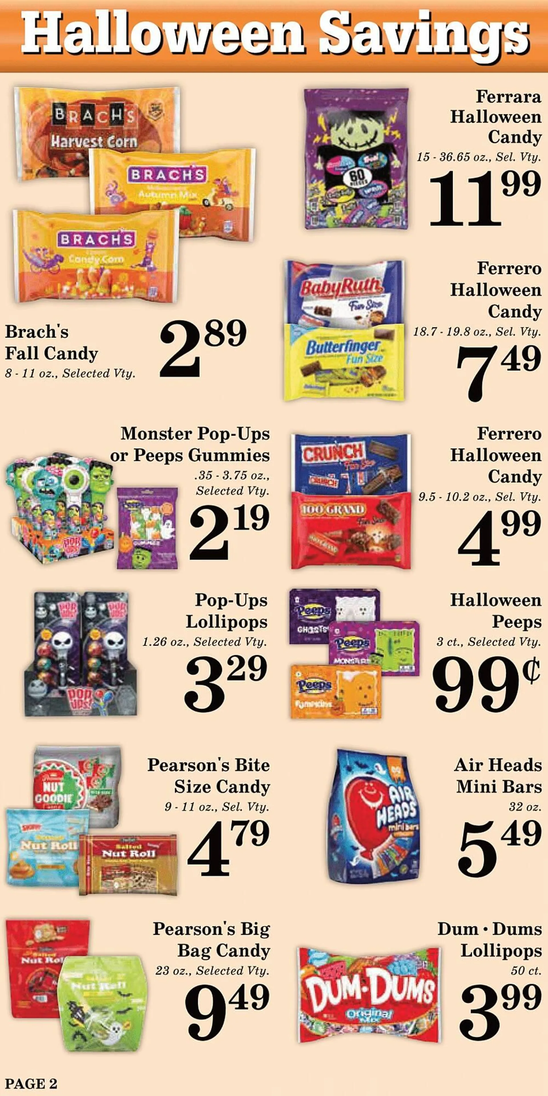 Weekly ad Harvest Foods ad from October 2 to November 5 2024 - Page 3