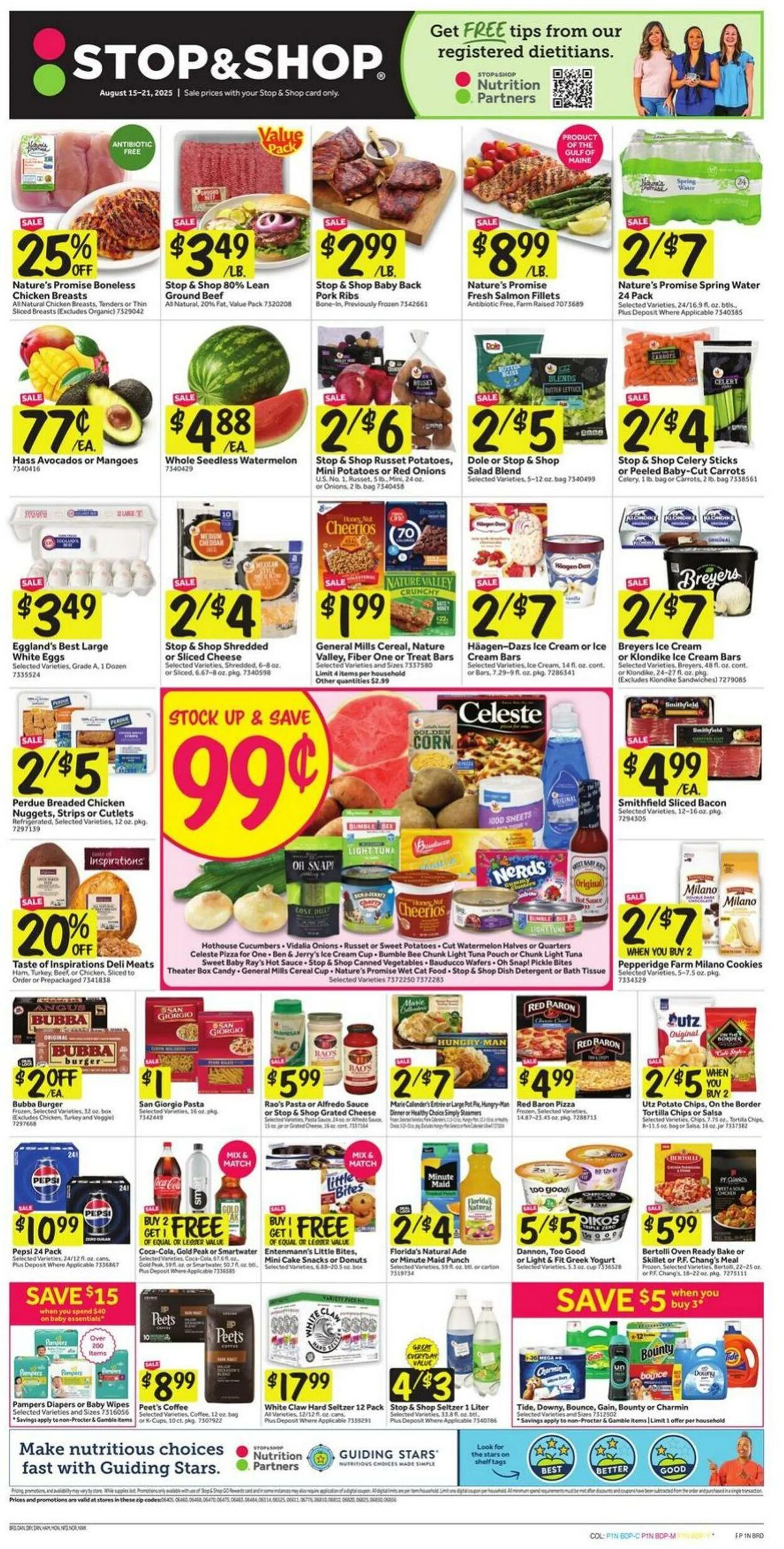 Weekly ad Stop & Shop from August 15 to August 21 2025 - Page 1