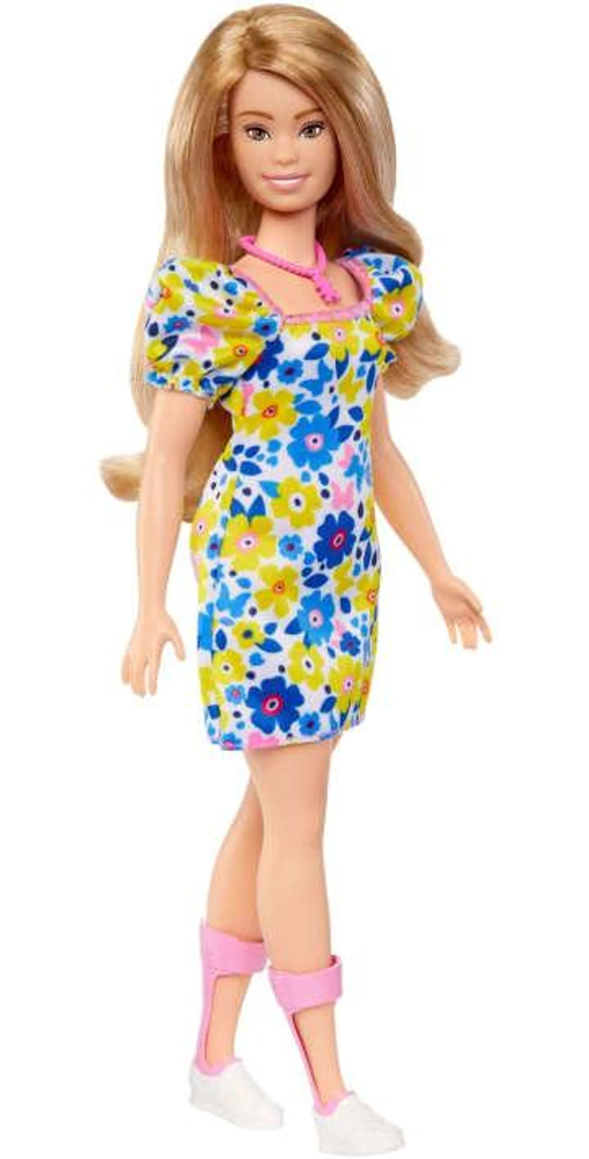 Barbie Fashionistas Doll #208, Barbie Doll With Down Syndrome Wearing Floral Dress