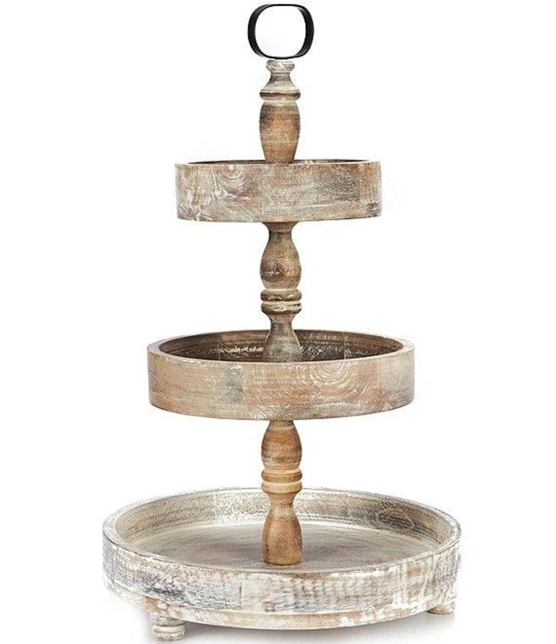 3-Tier Wood Server