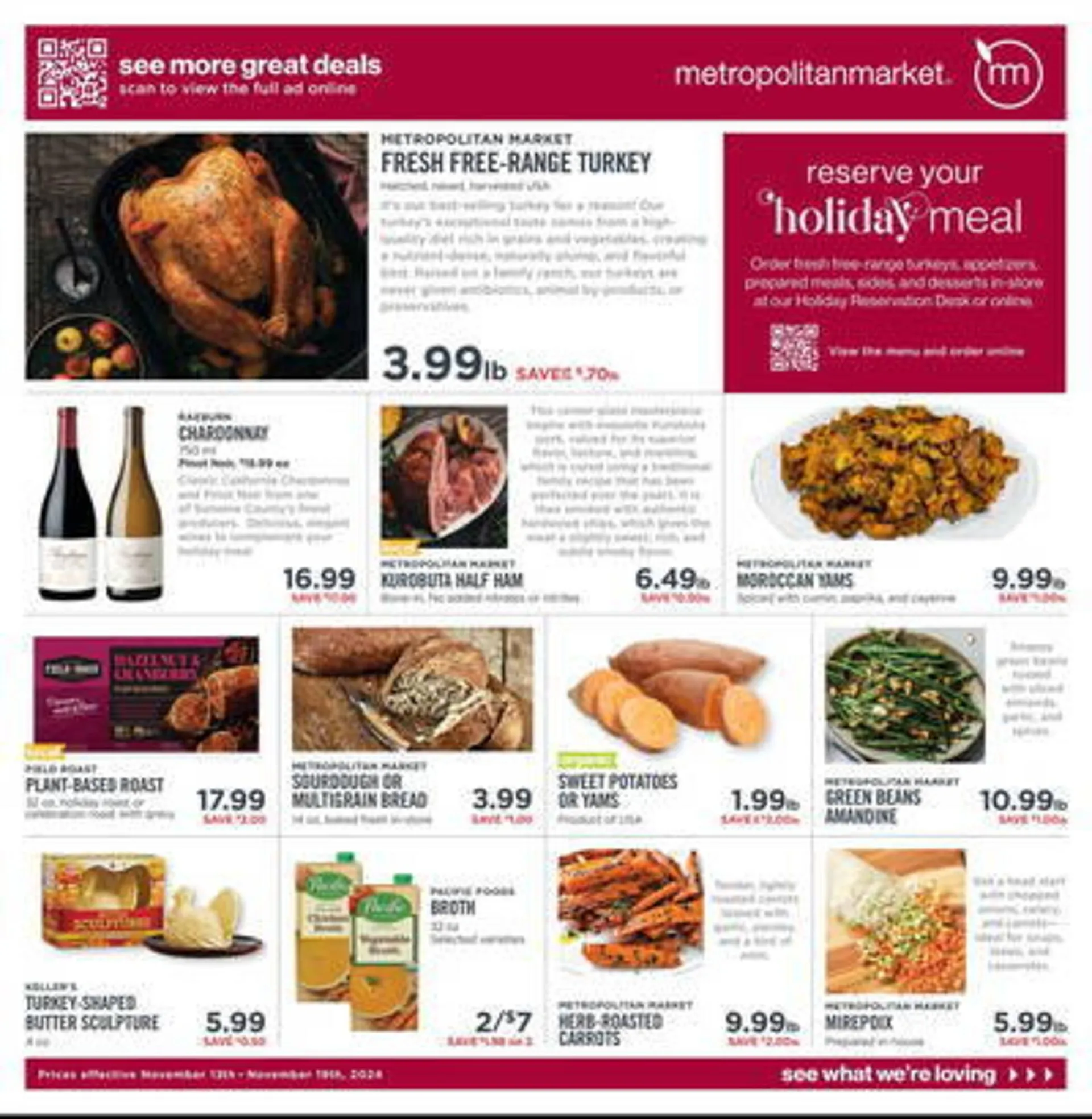 Metropolitan market Weekly Ad - 1