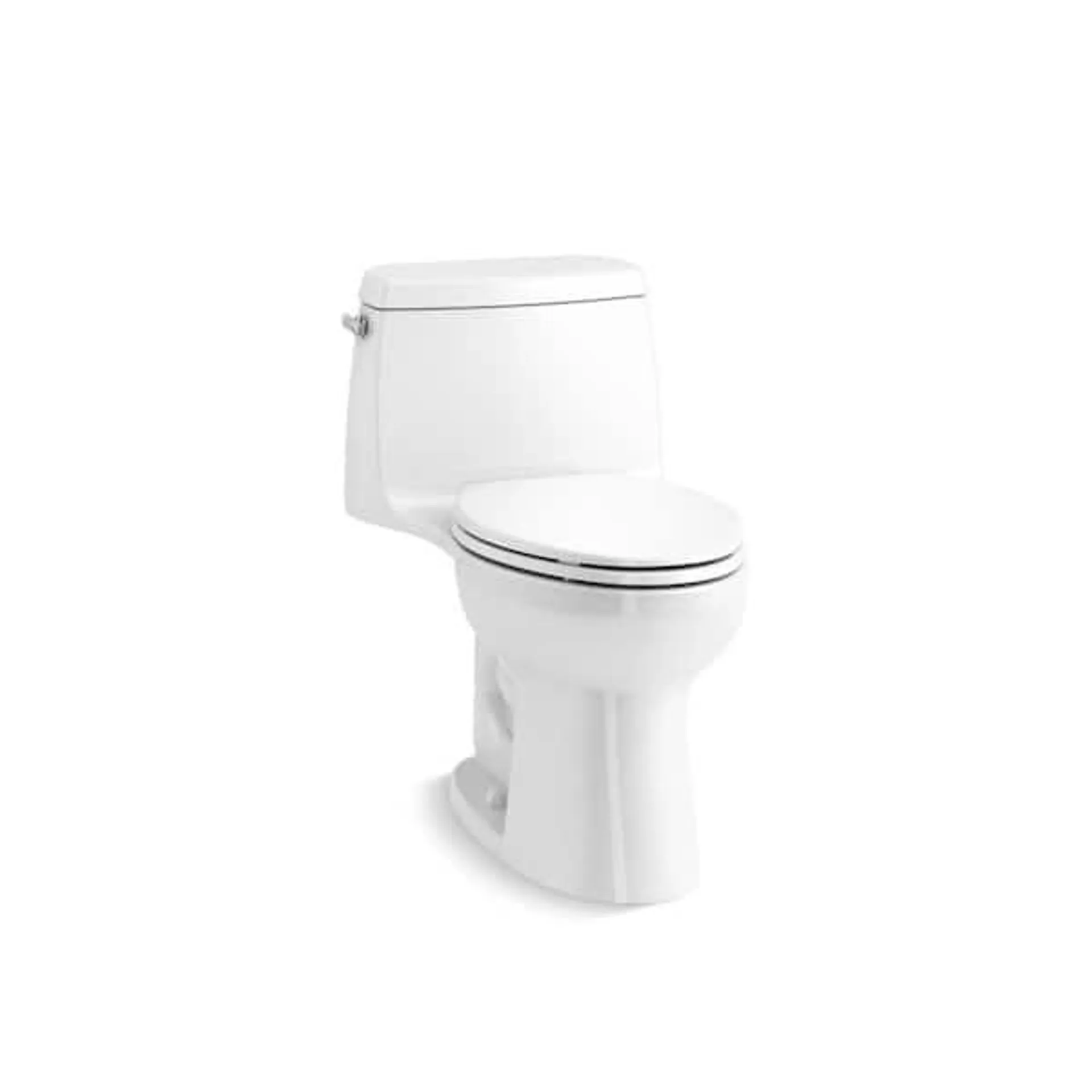 Santa Rosa 12 in. Rough In 1-Piece 1.6 GFP Single Flush Elongated Chair Height Toilet in White with Soft Close Seat