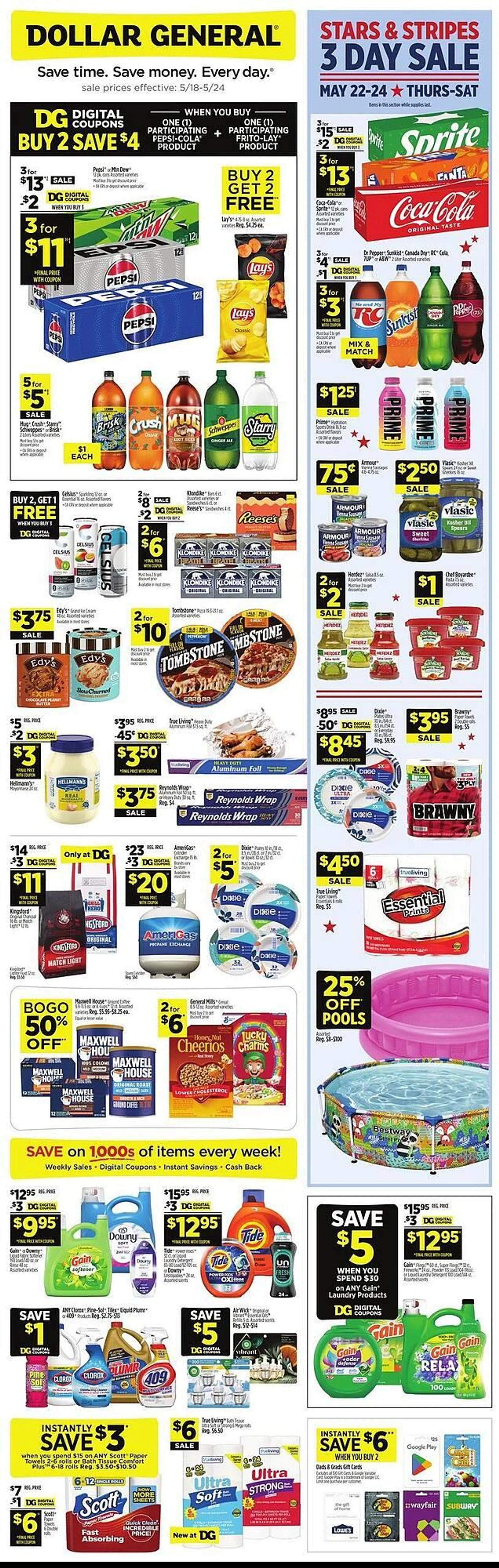 Dollar General Weekly Ad - 1