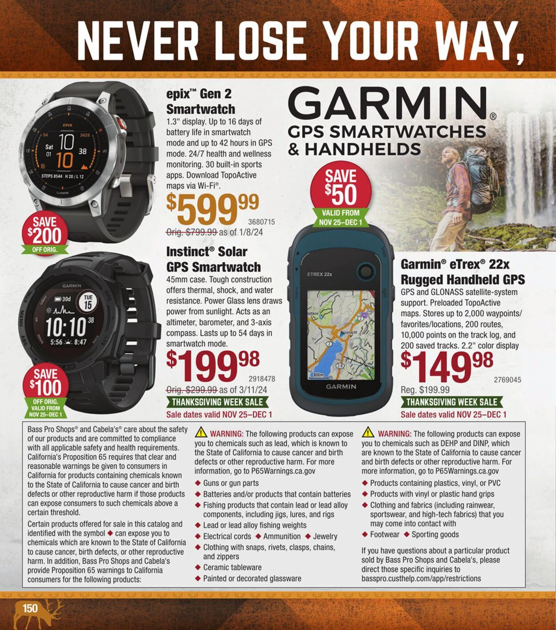 Weekly ad Bass Pro Current weekly ad from November 28 to December 12 2024 - Page 150