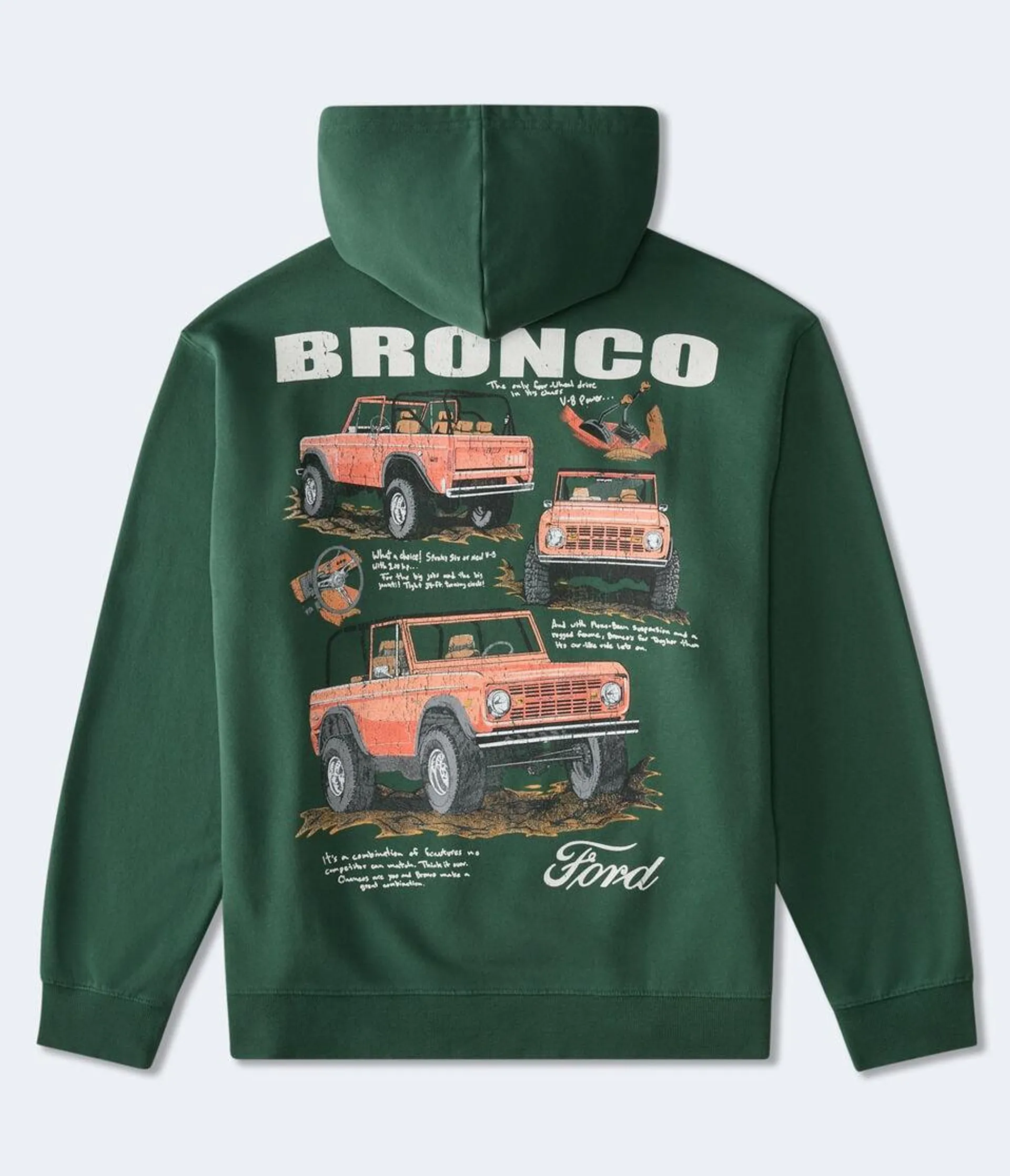 Ford Bronco Pullover Hoodie