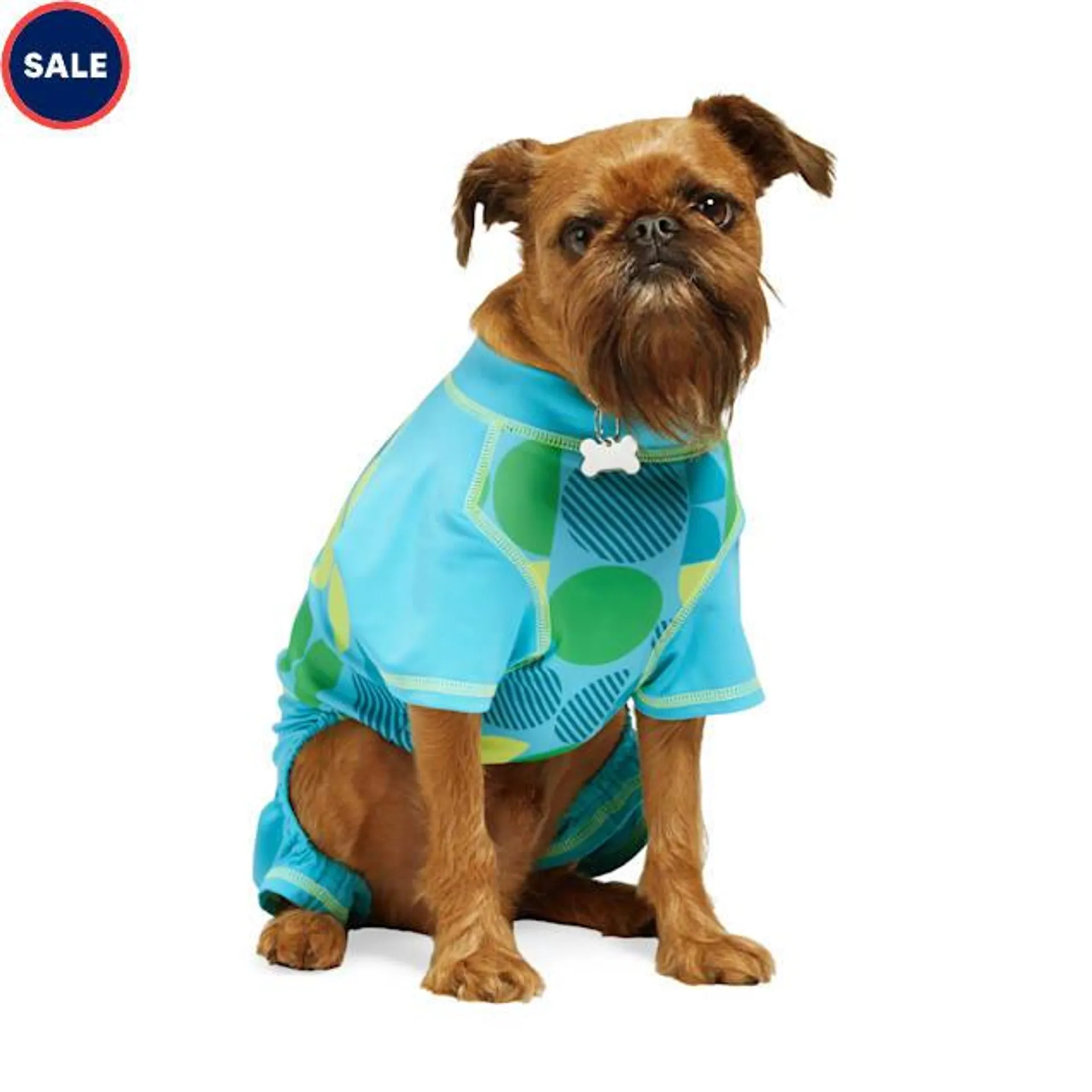 YOULY Blue Cool-to-Touch Dog Rashguard, X-Small