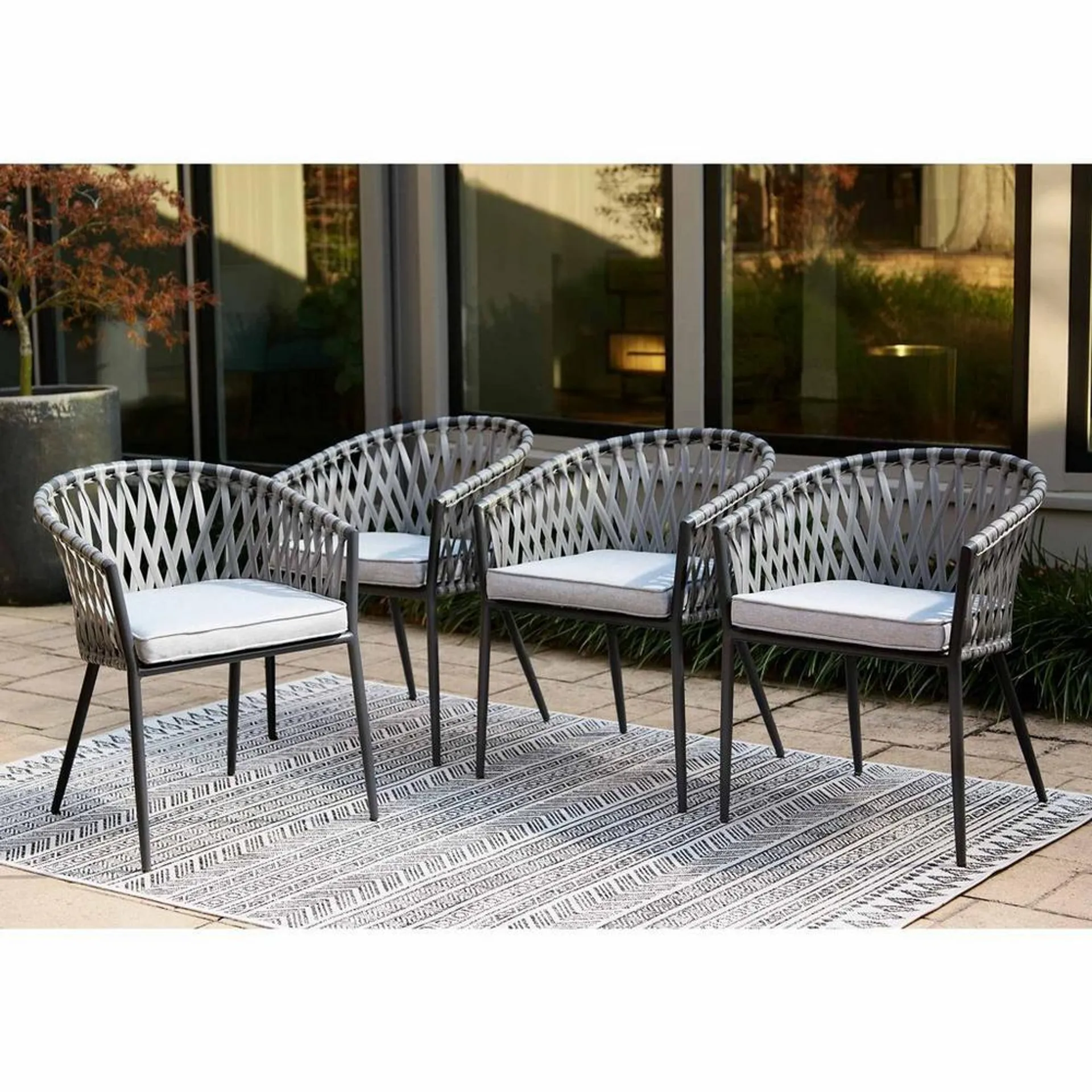 Palm Bliss Set of Four Chairs