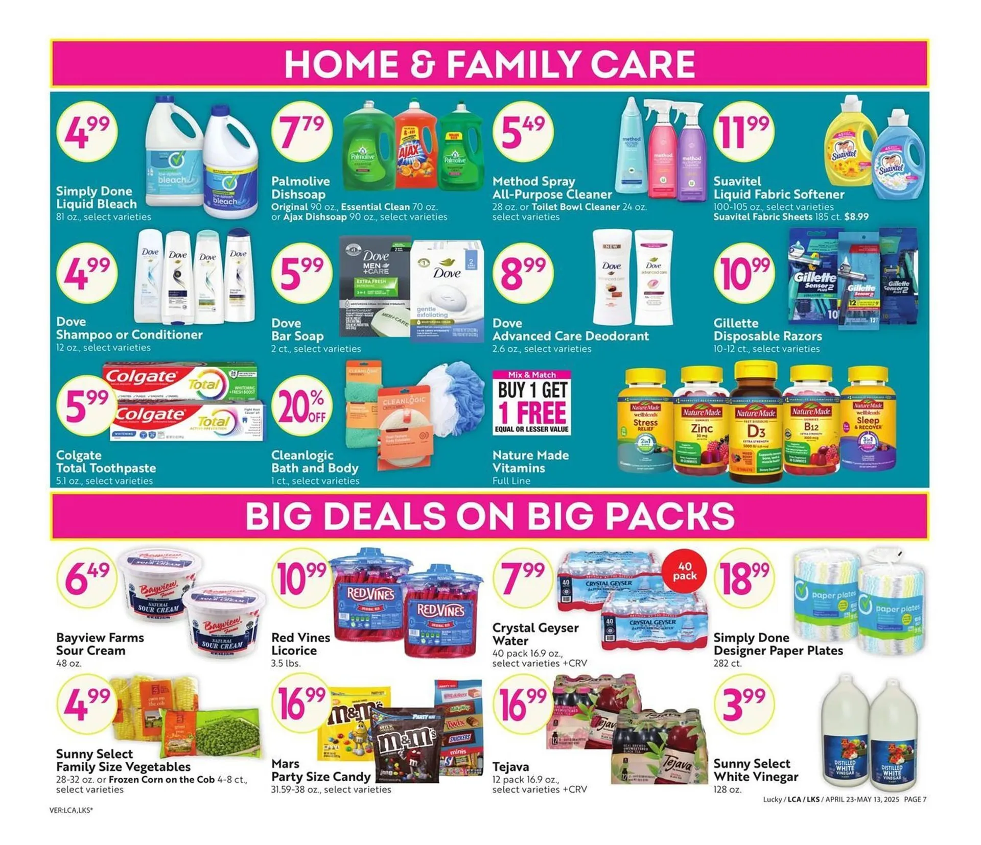Weekly ad Lucky Supermarkets Weekly Ad from April 23 to May 14 2025 - Page 7