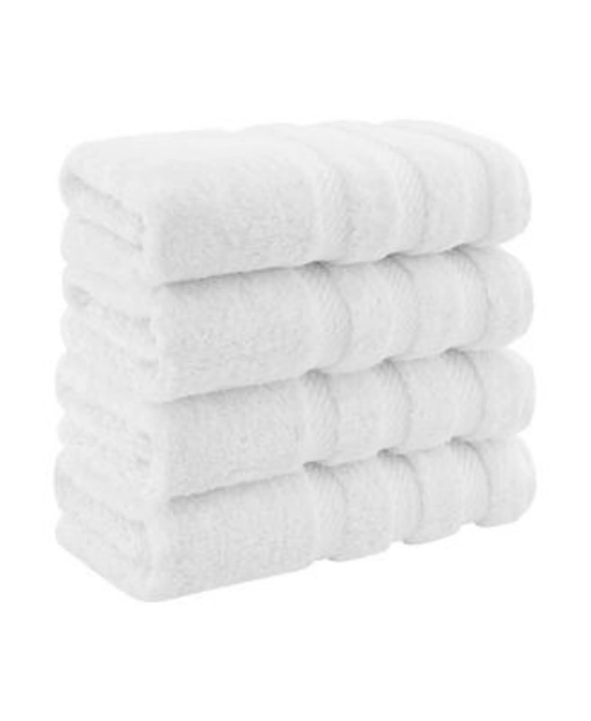 Edison Luxury 100% Turkish Cotton 4-Piece Hand Towel Set