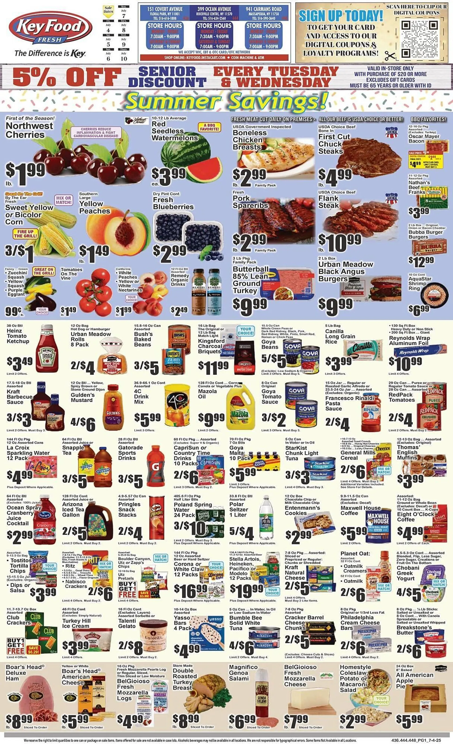 Key Food Weekly Ad - 1