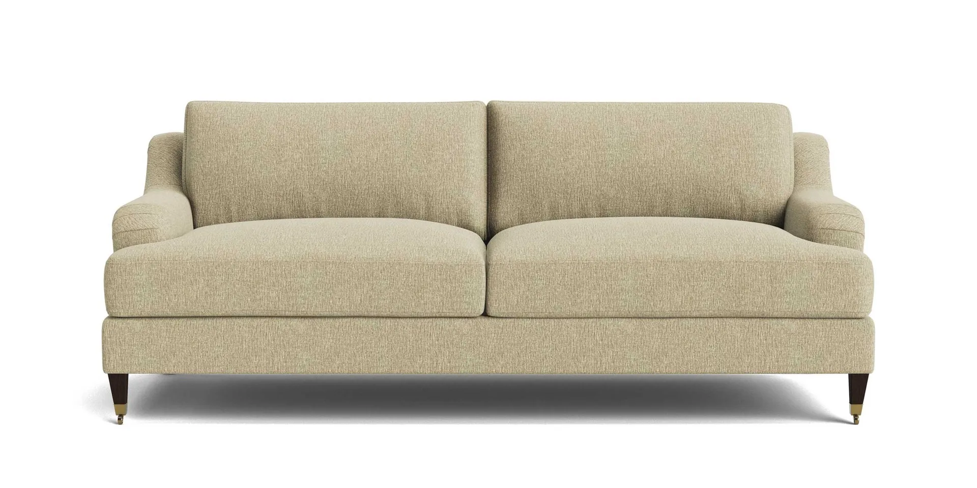 Stockten English Arm Sofa with Casters