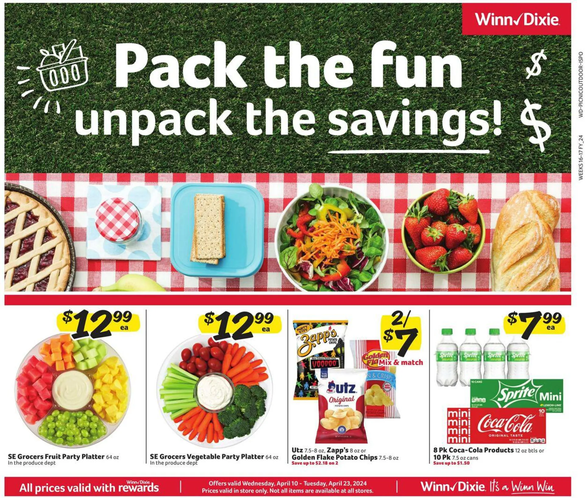 Weekly ad Winn Dixie Current weekly ad from April 10 to April 23 2024 - Page 1