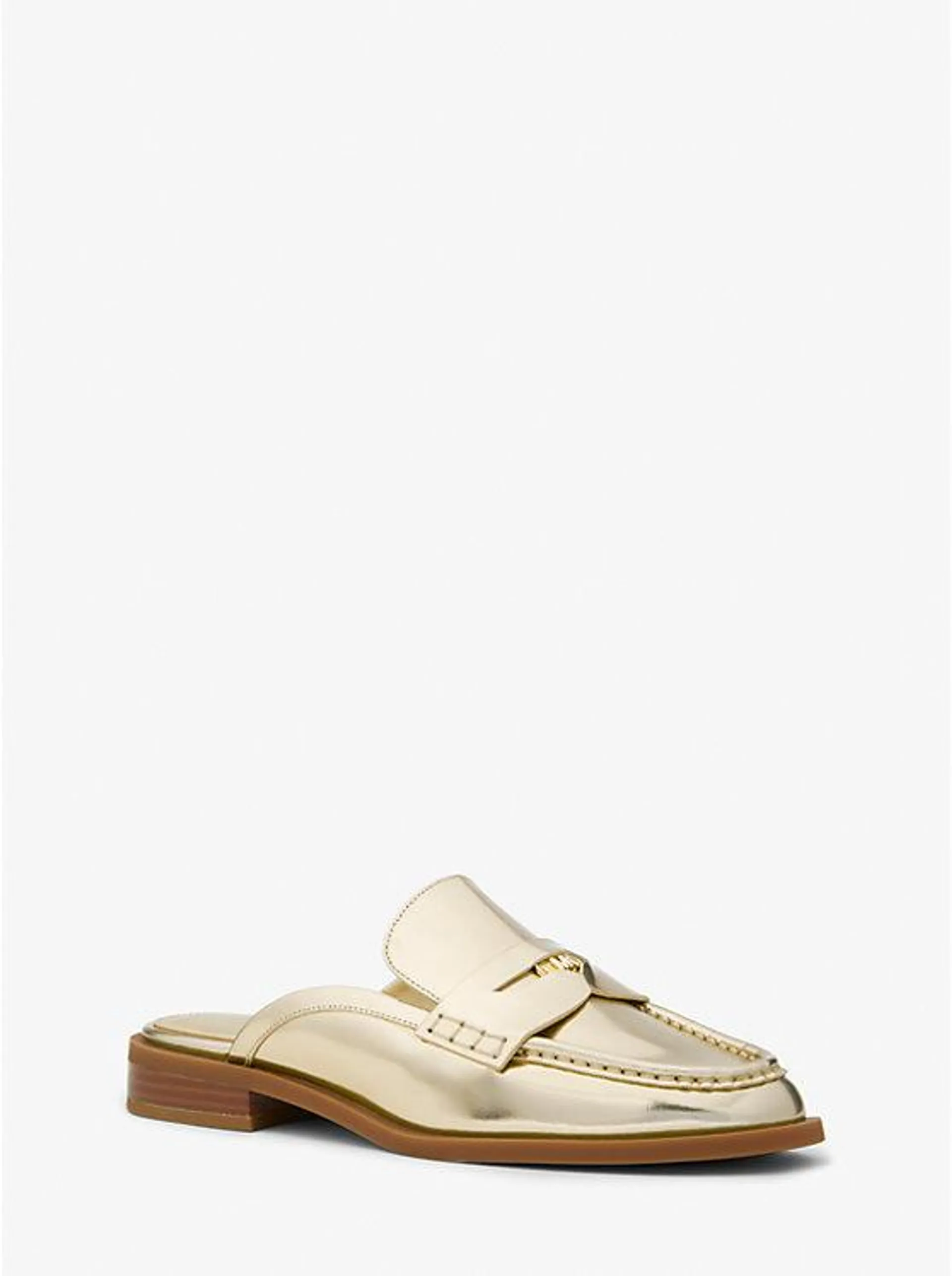 Eden Metallic Leather Mule