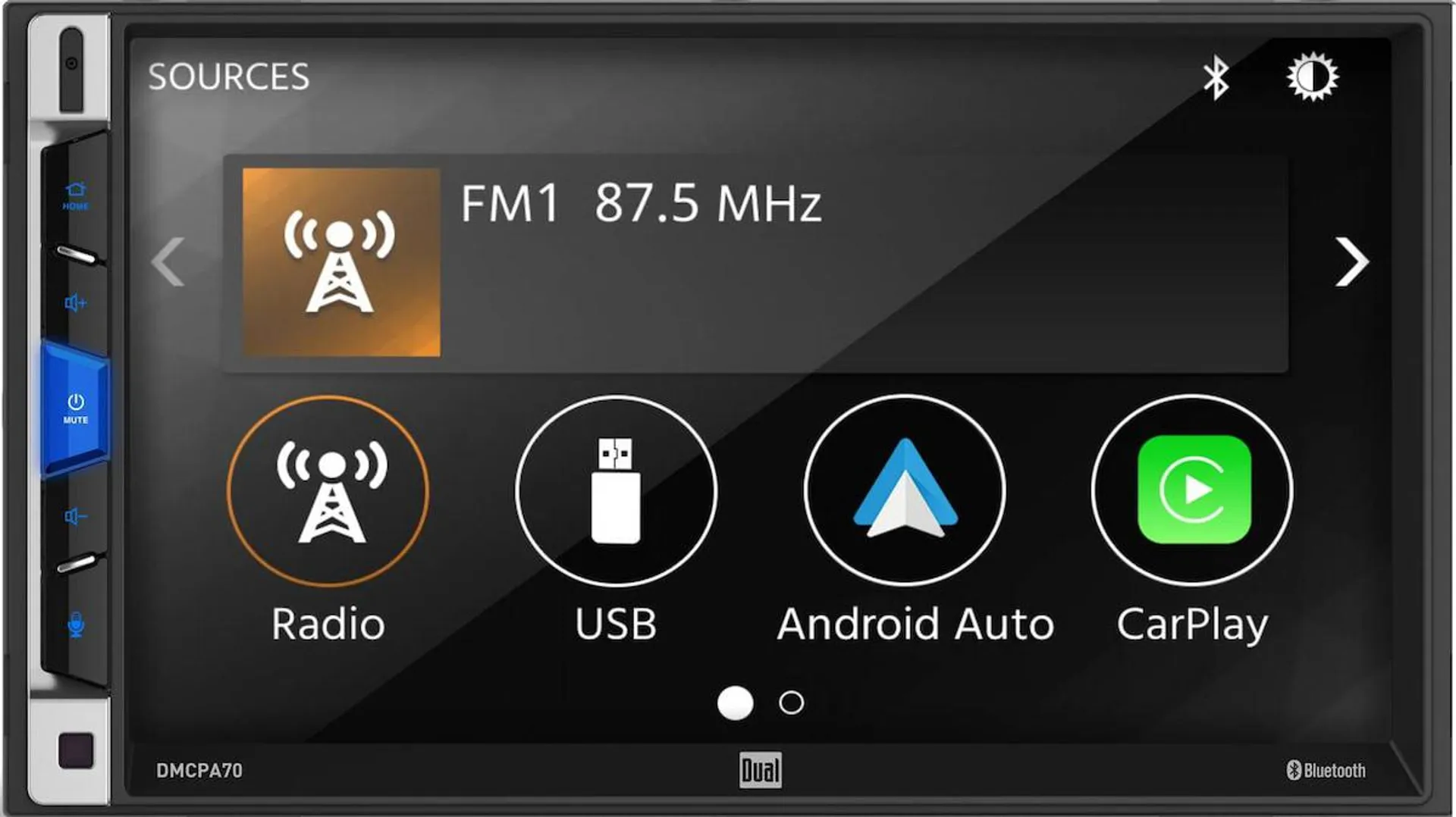 Dual Audio 200 Watt Carplay Receiver - DMCPA70BT